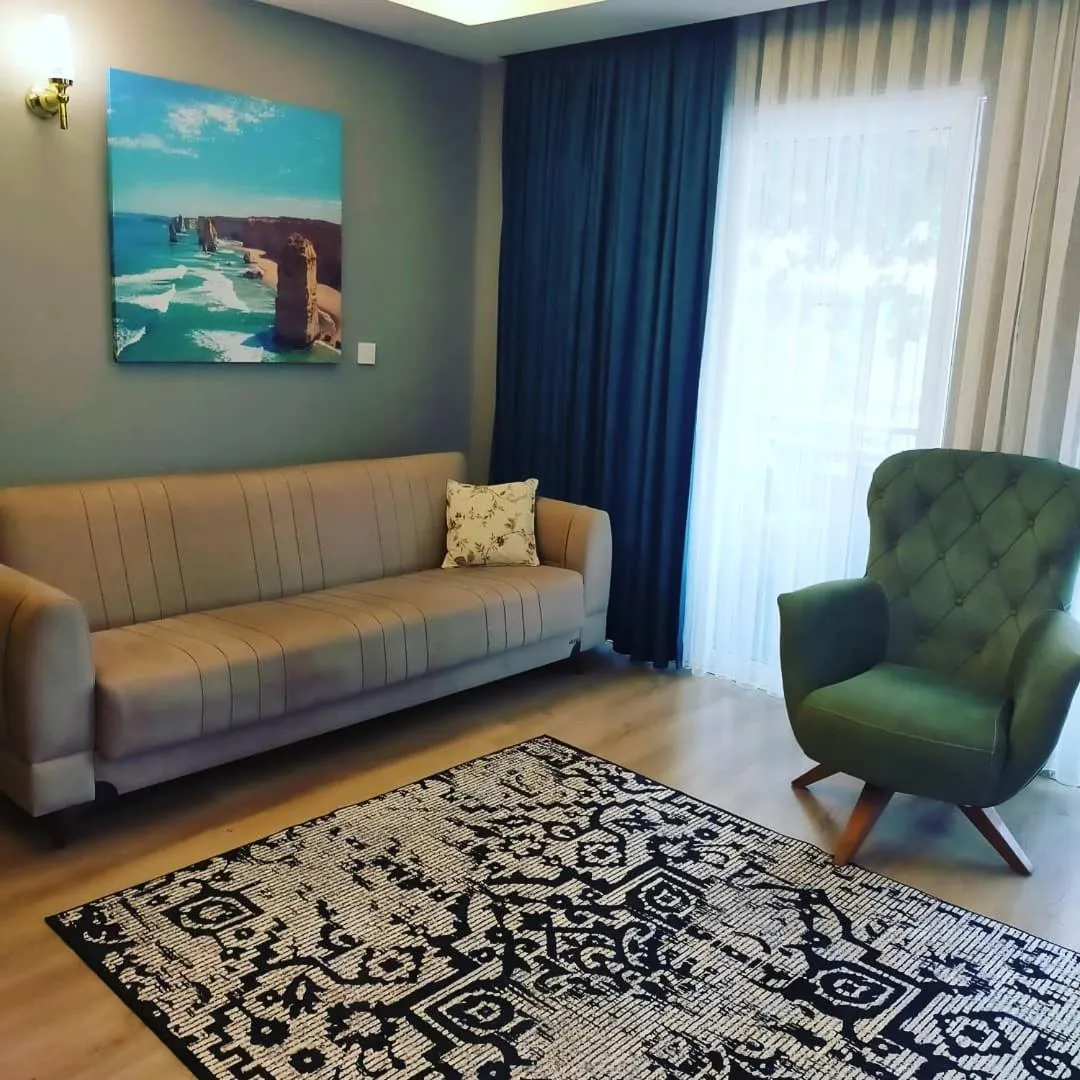 Living room in Akdeniz apart hotel