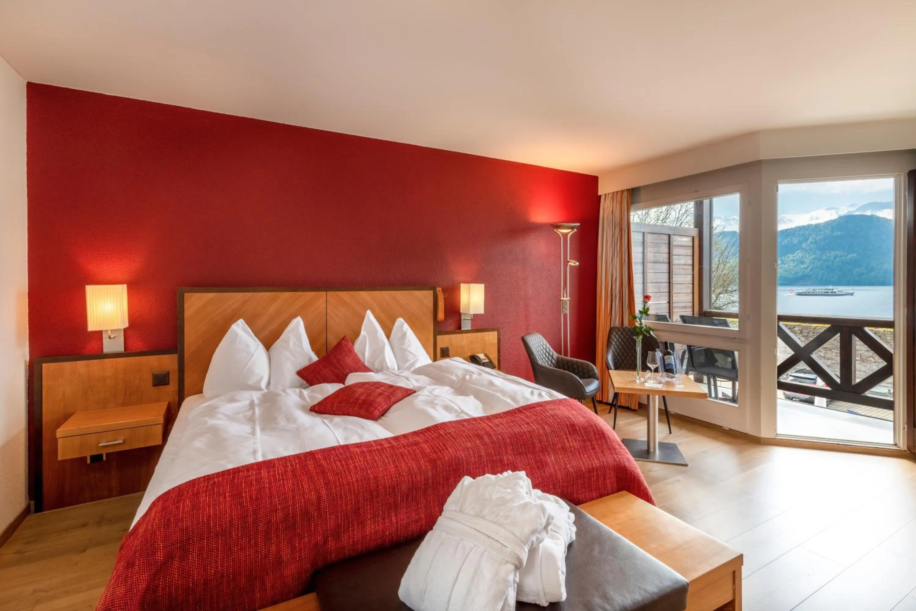 Photo of the whole room, Bed in See & Wellnesshotel Gerbi