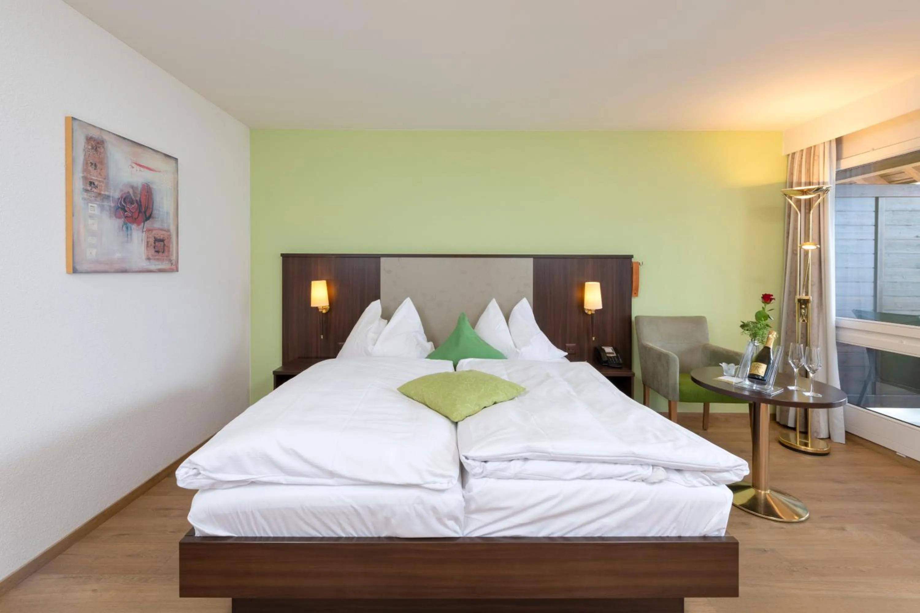 Photo of the whole room, Bed in See & Wellnesshotel Gerbi