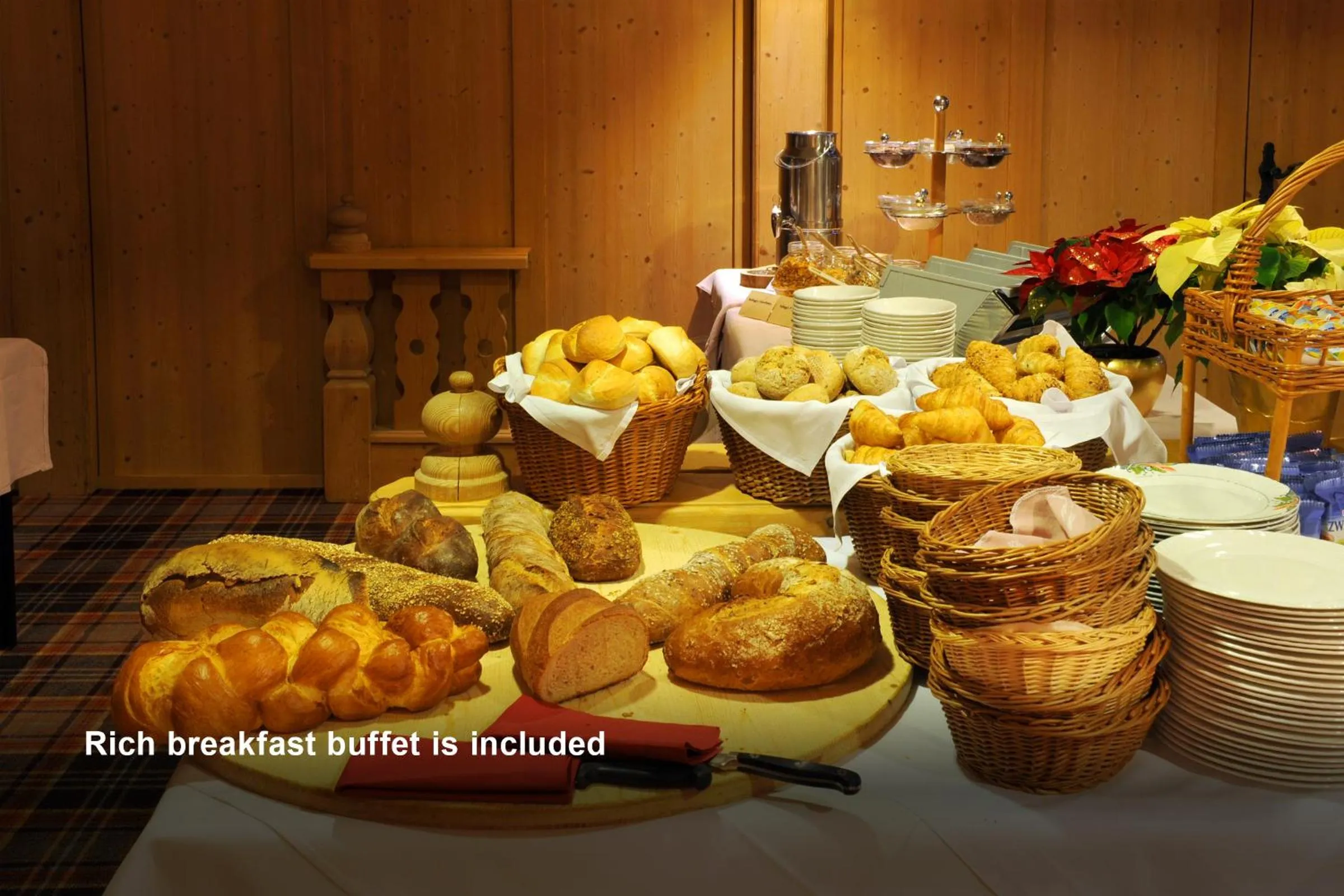 Buffet breakfast in Hotel Kirchbühl Superior