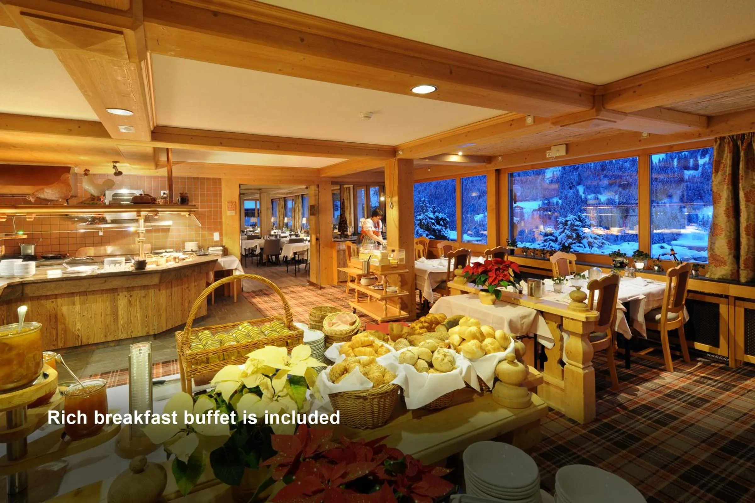 Buffet breakfast in Hotel Kirchbühl Superior