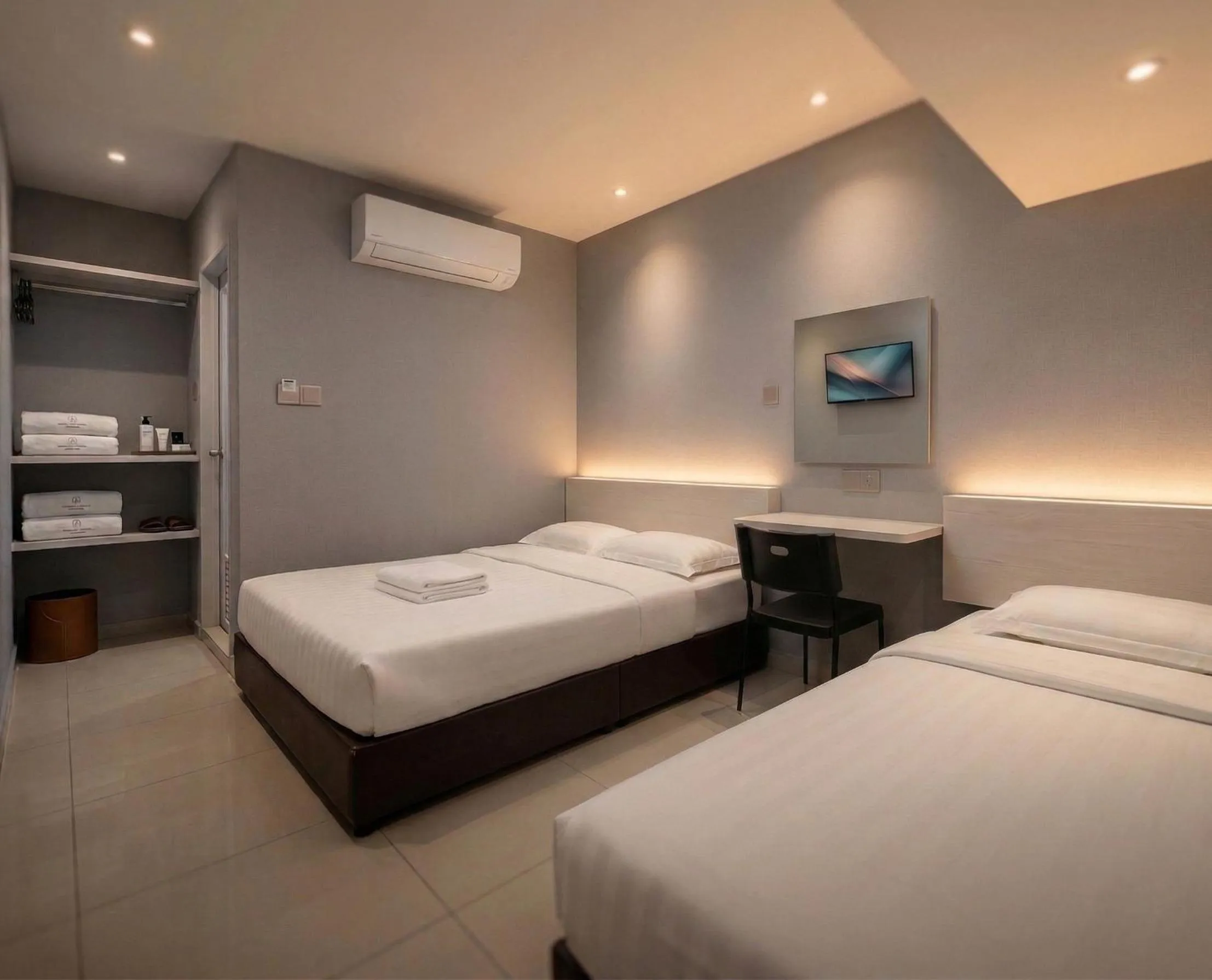 Bed in De UPTOWN Hotel @ P.J. 222