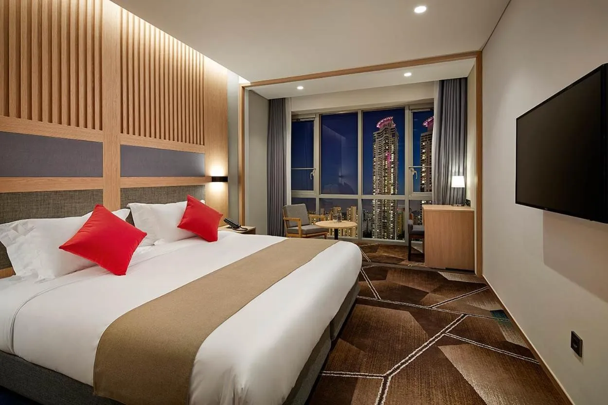 Bed in Staz Hotel Premier Dongtan