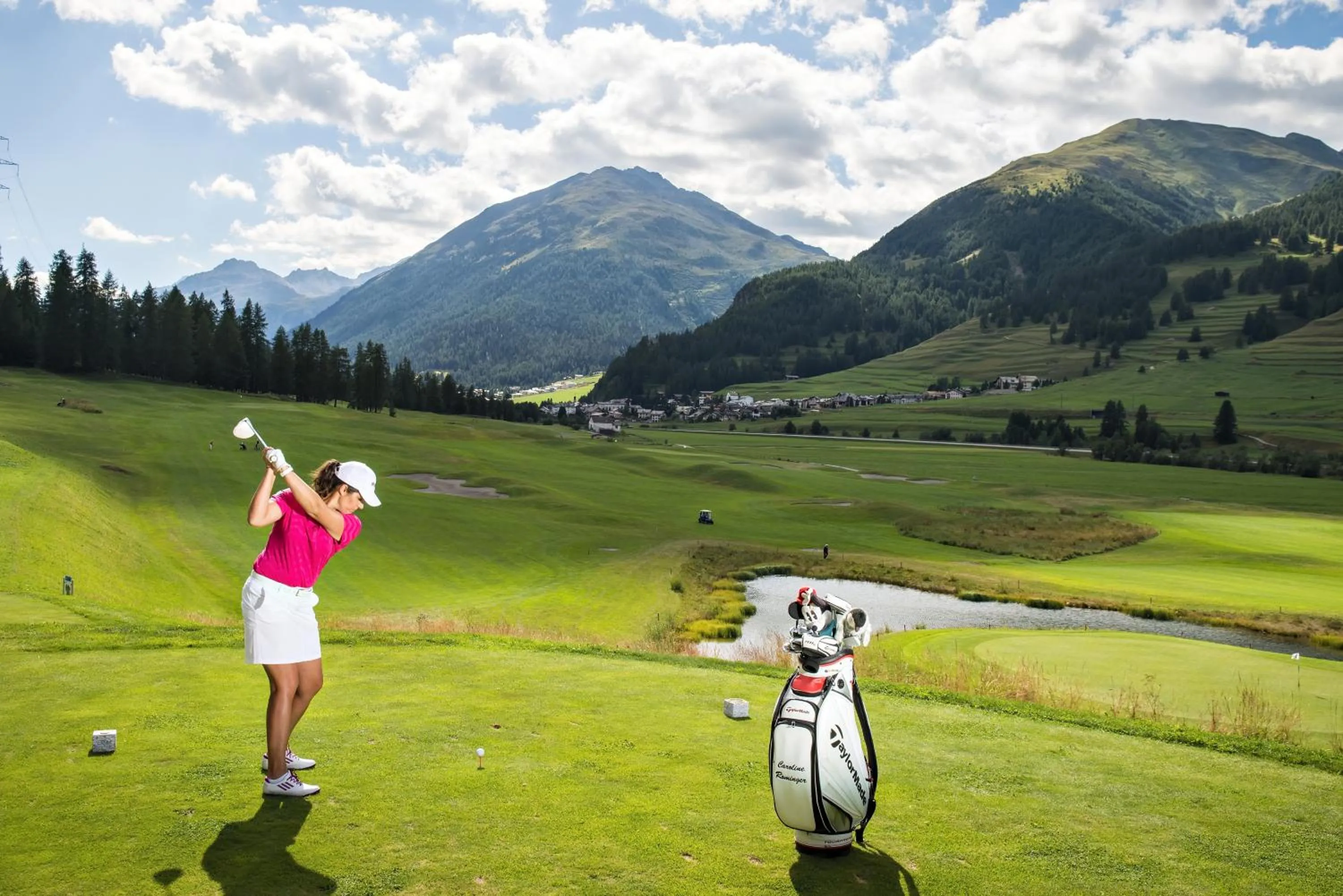 Golfcourse in Hotel Waldhaus Sils