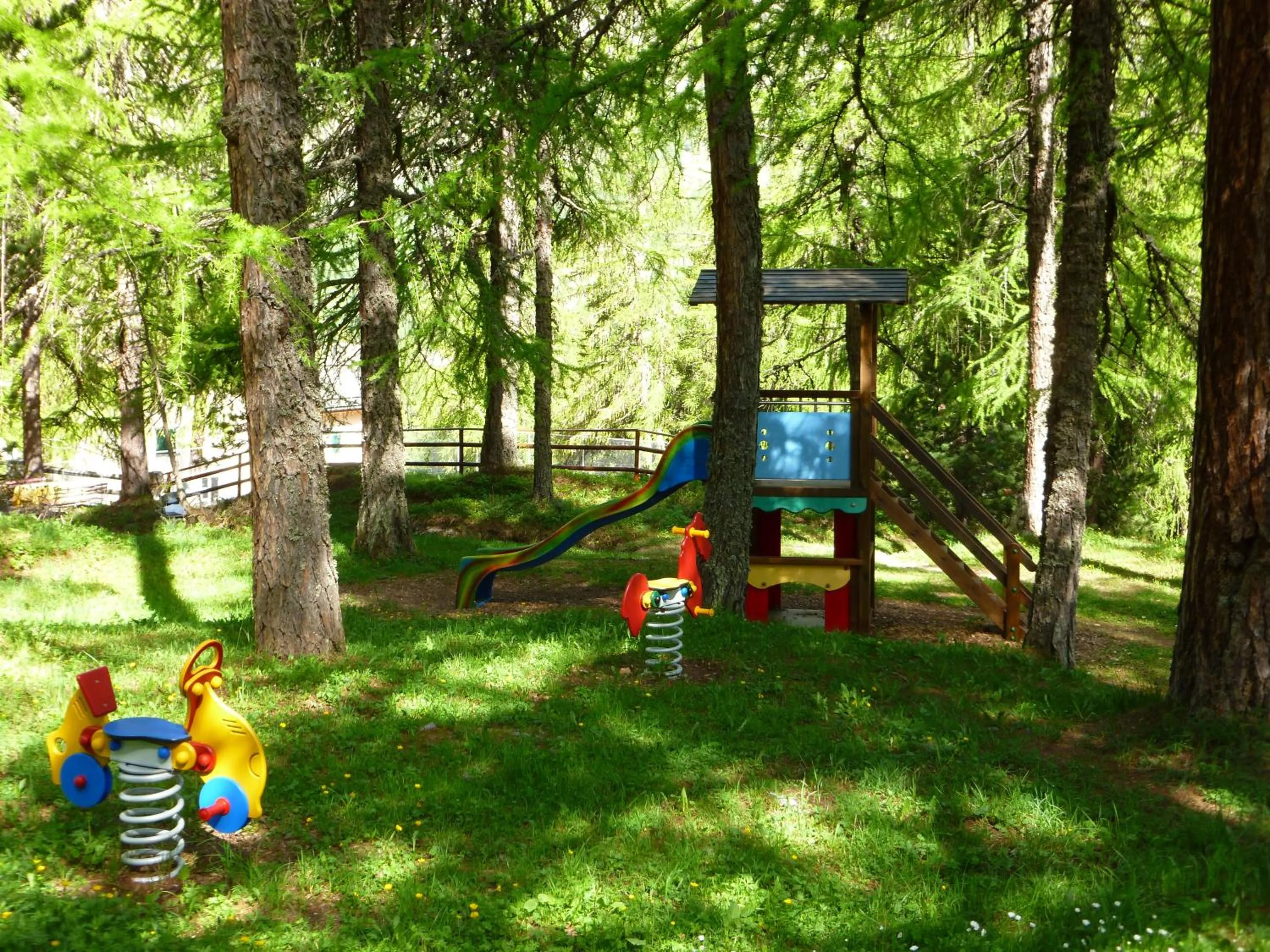 Children play ground in Hotel Waldhaus Sils