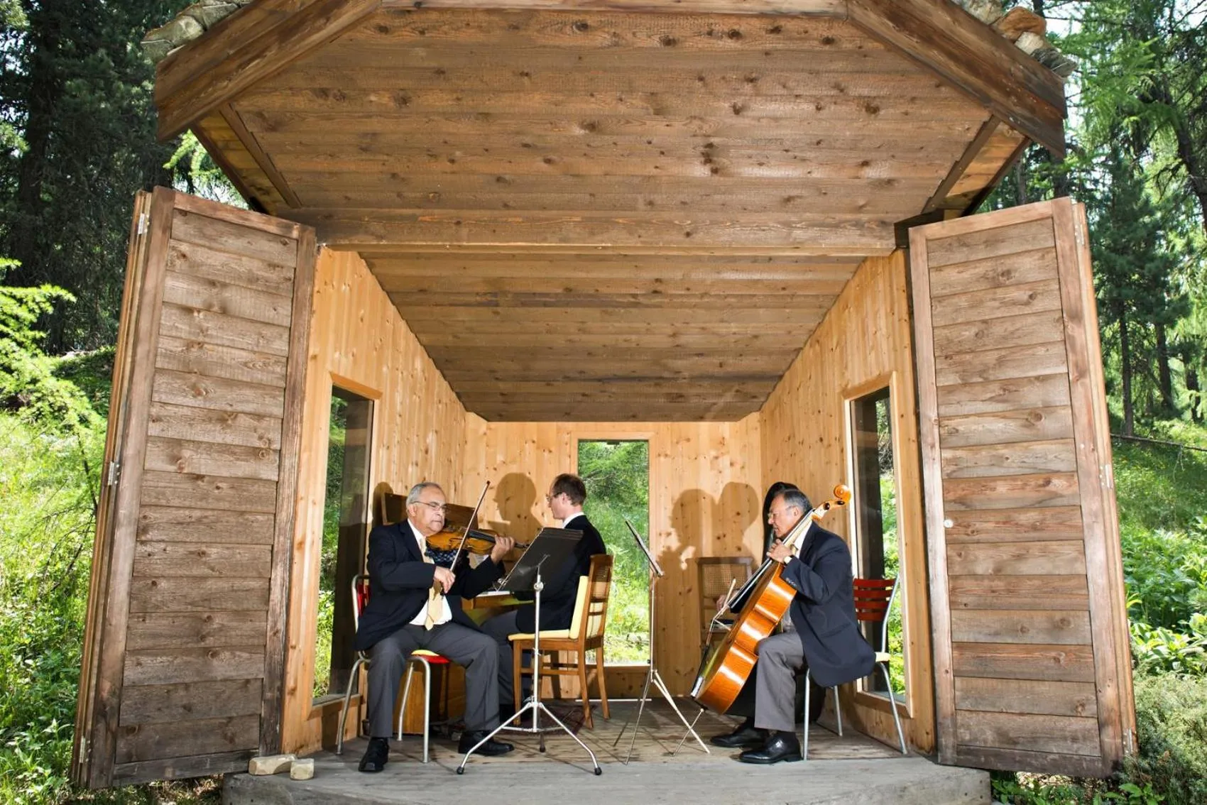 People in Hotel Waldhaus Sils
