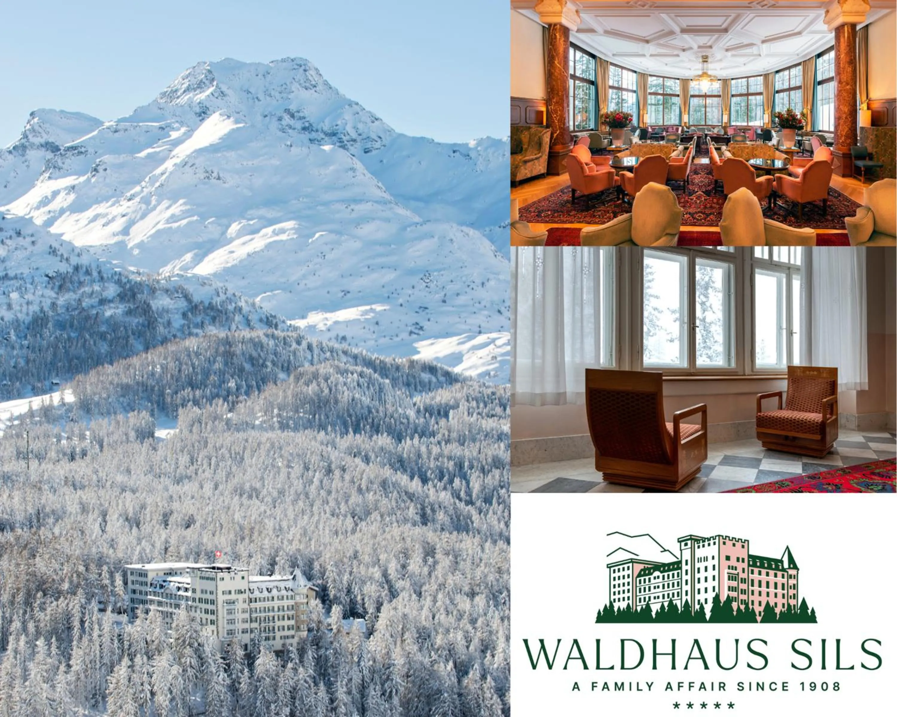 Property building in Hotel Waldhaus Sils