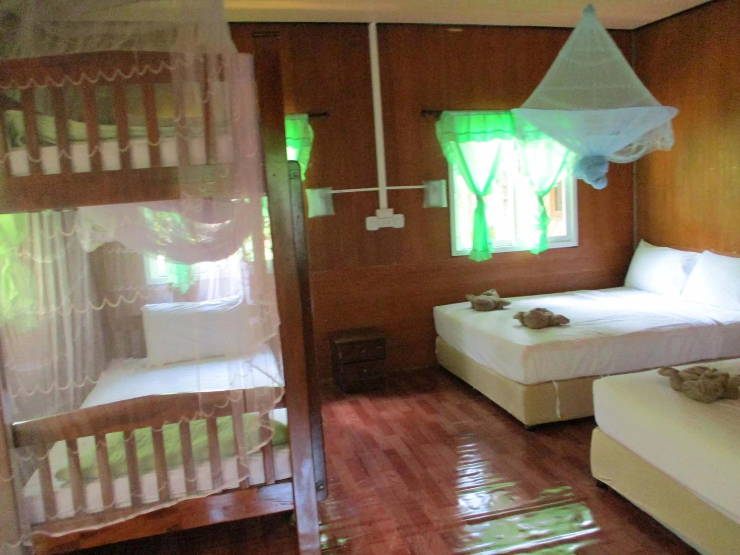 Bed in Khaosok Island Resort