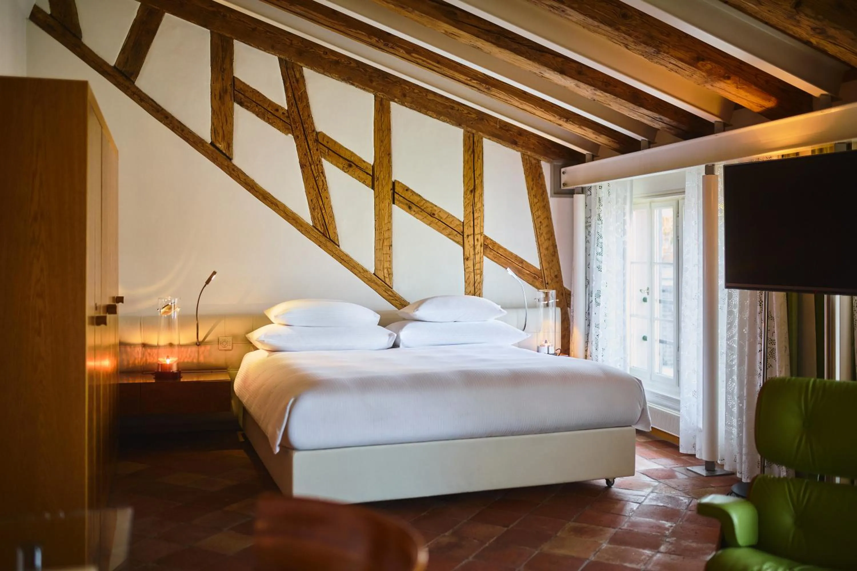 Bed in Widder Hotel - Zurichs Luxury Hideaway