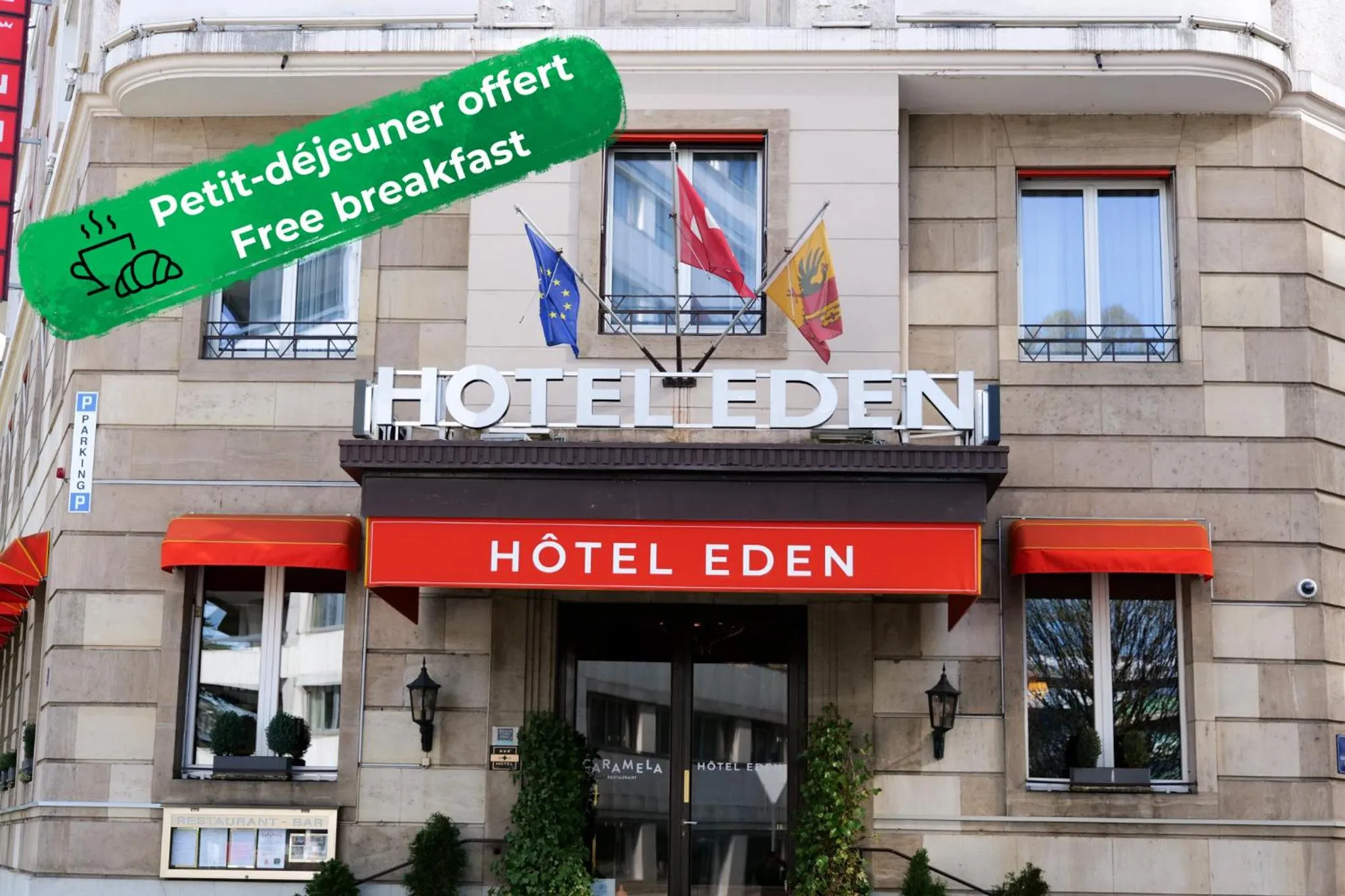 Property building in Hotel Eden