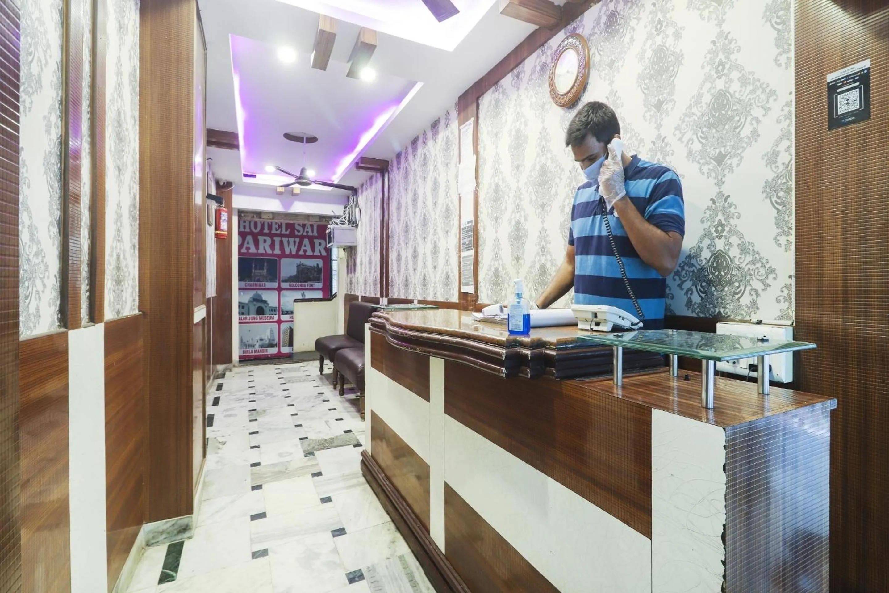 Lobby or reception in Hotel O Sai Pariwar