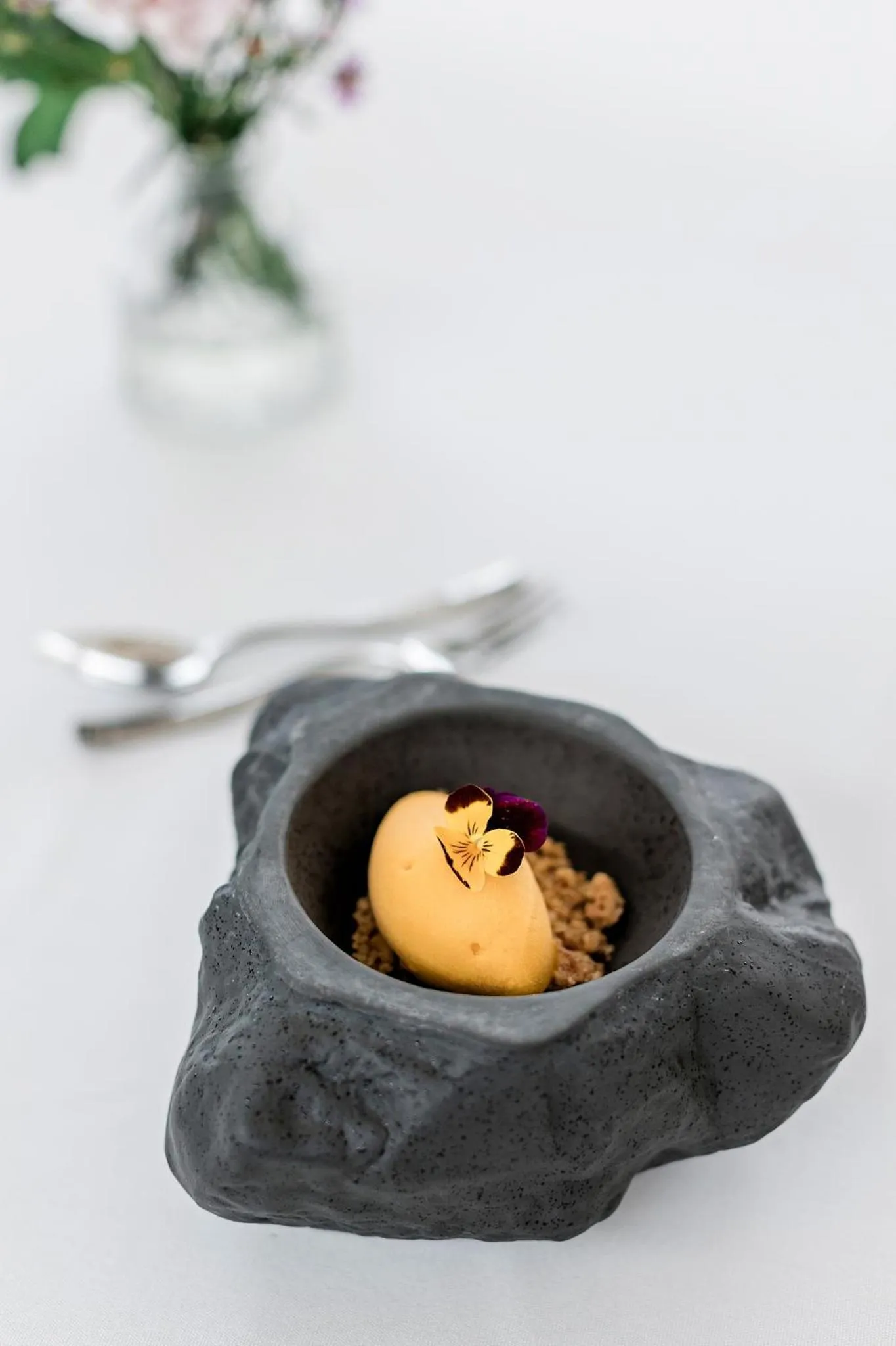 Food close-up in Monte Pacis Hotel In Pažaislis