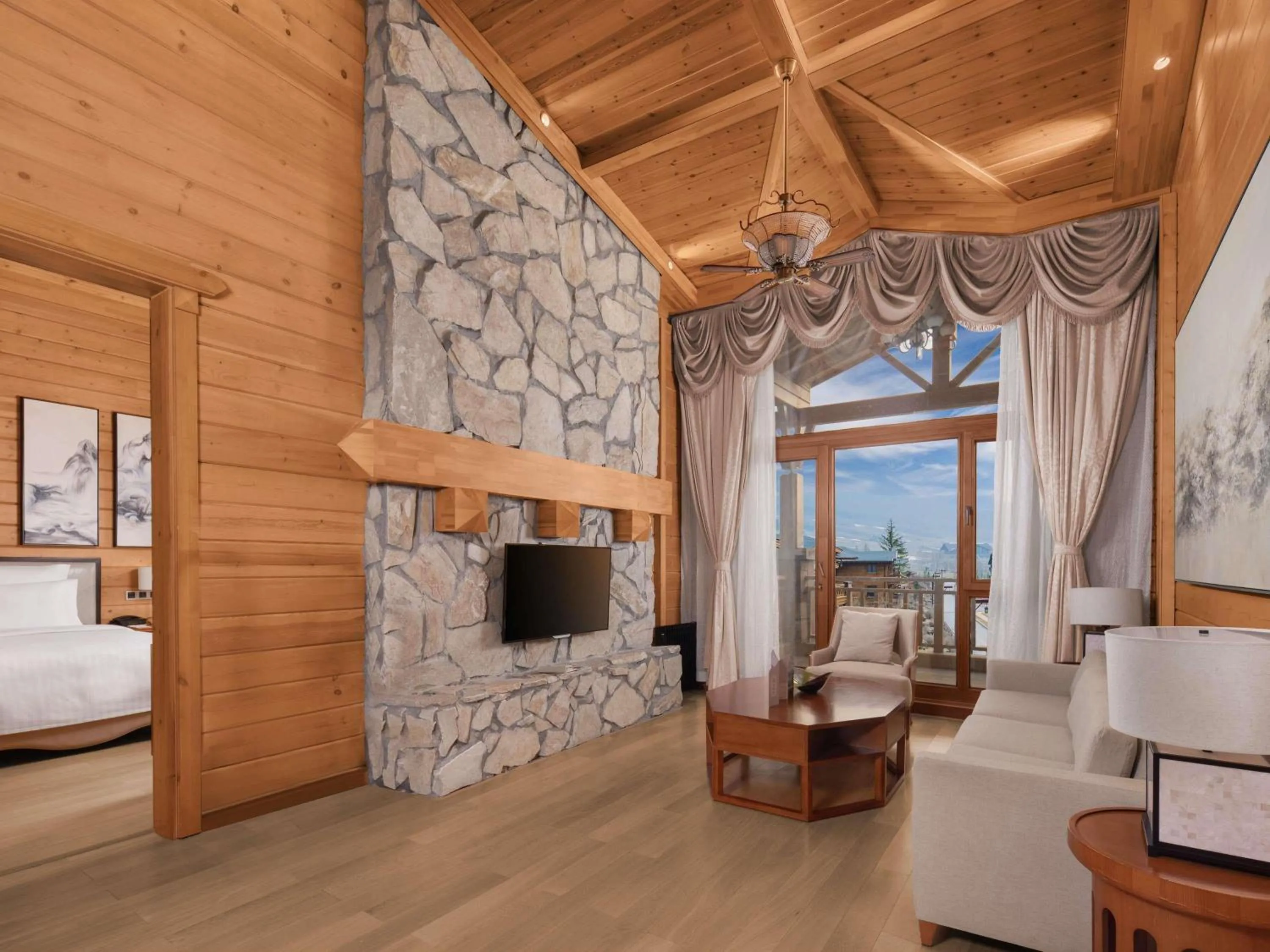 Bedroom in Swissôtel Resort Changbaishan