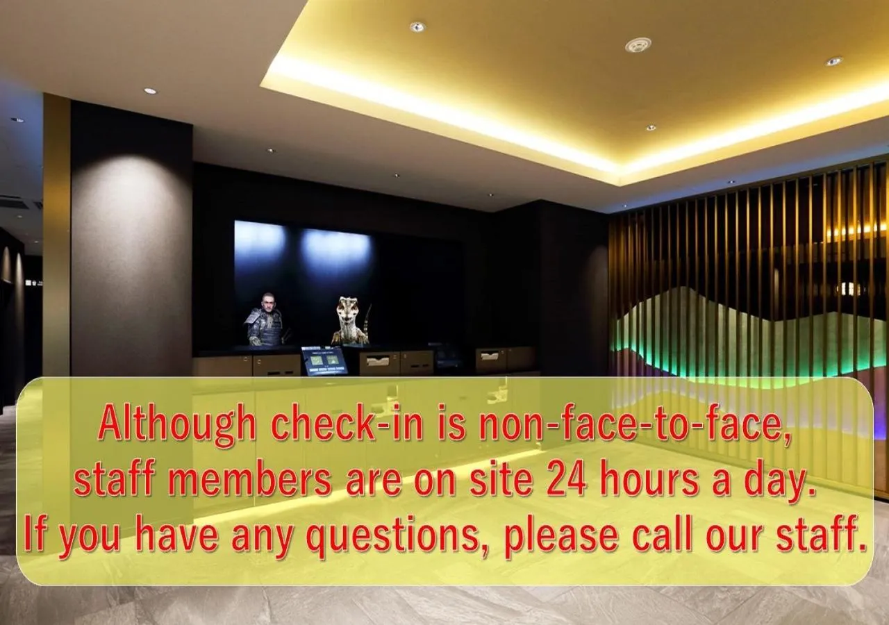 Staff in Henn na Hotel Premier Nara