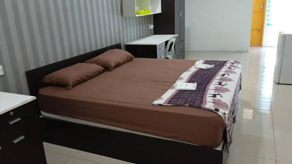 Toilet, Bed in ANTZ Village Studio