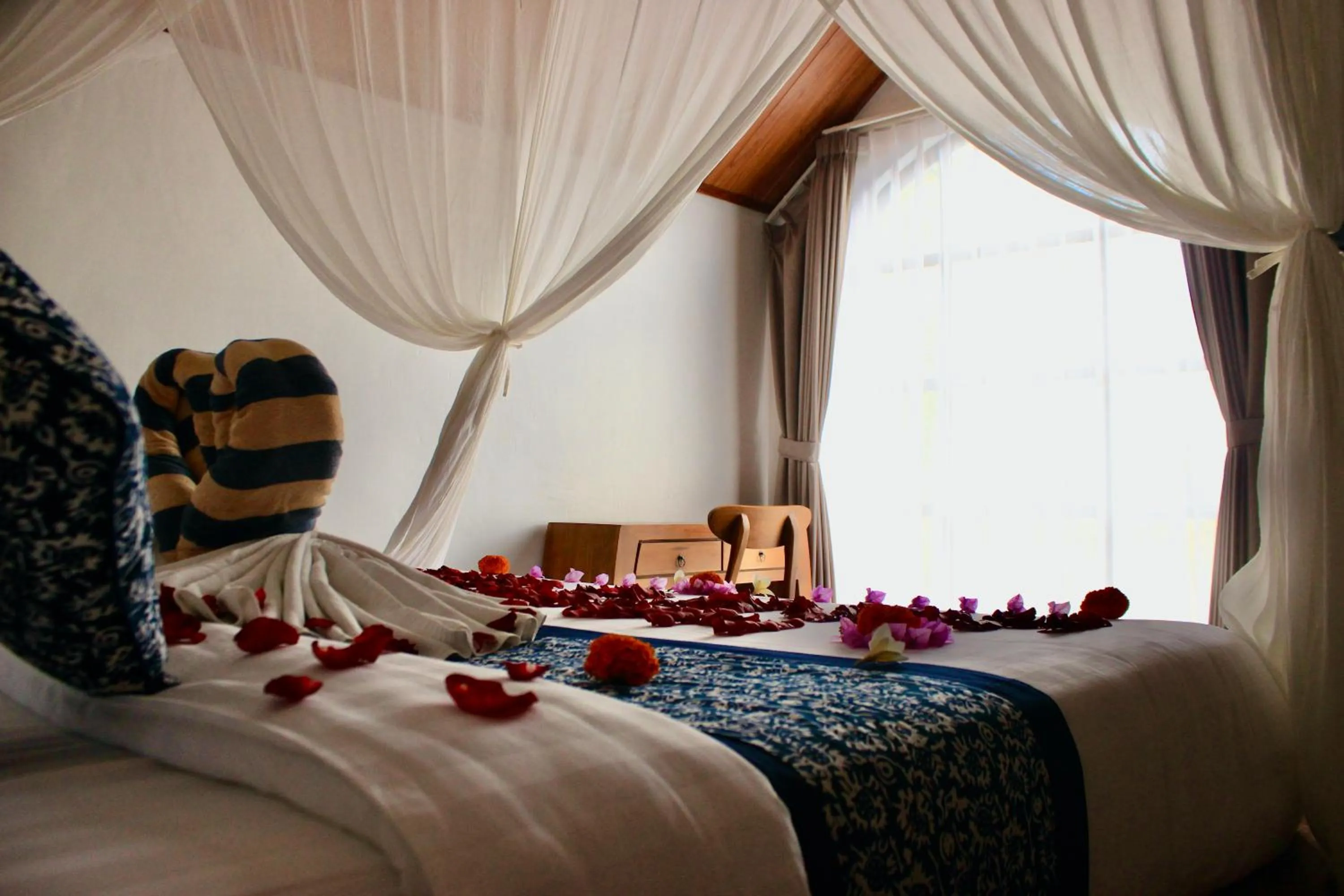 Bed in Ubud Suarga Mesari Private Pool Villa