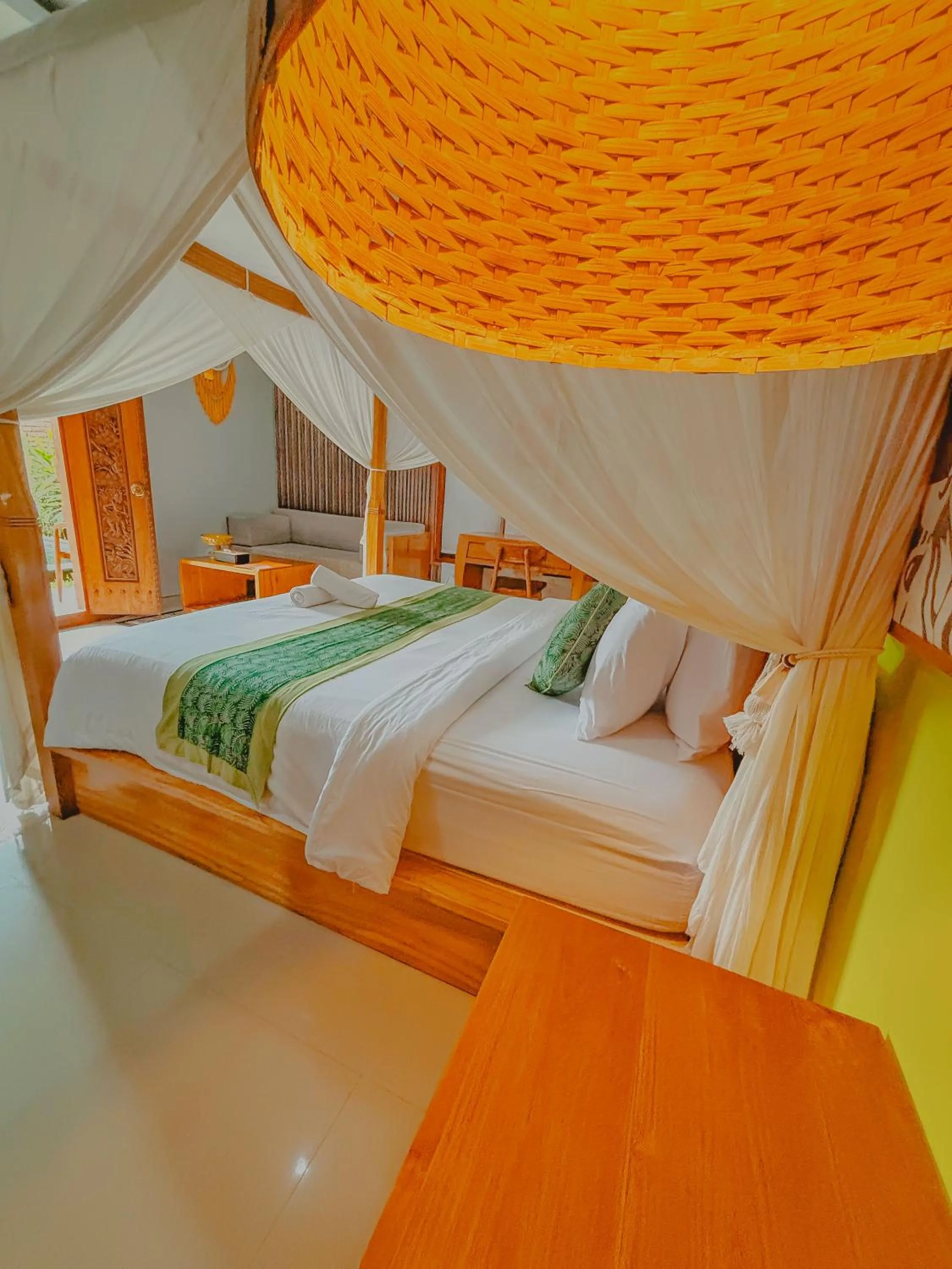 Bed in Ubud Suarga Private Pool Villa