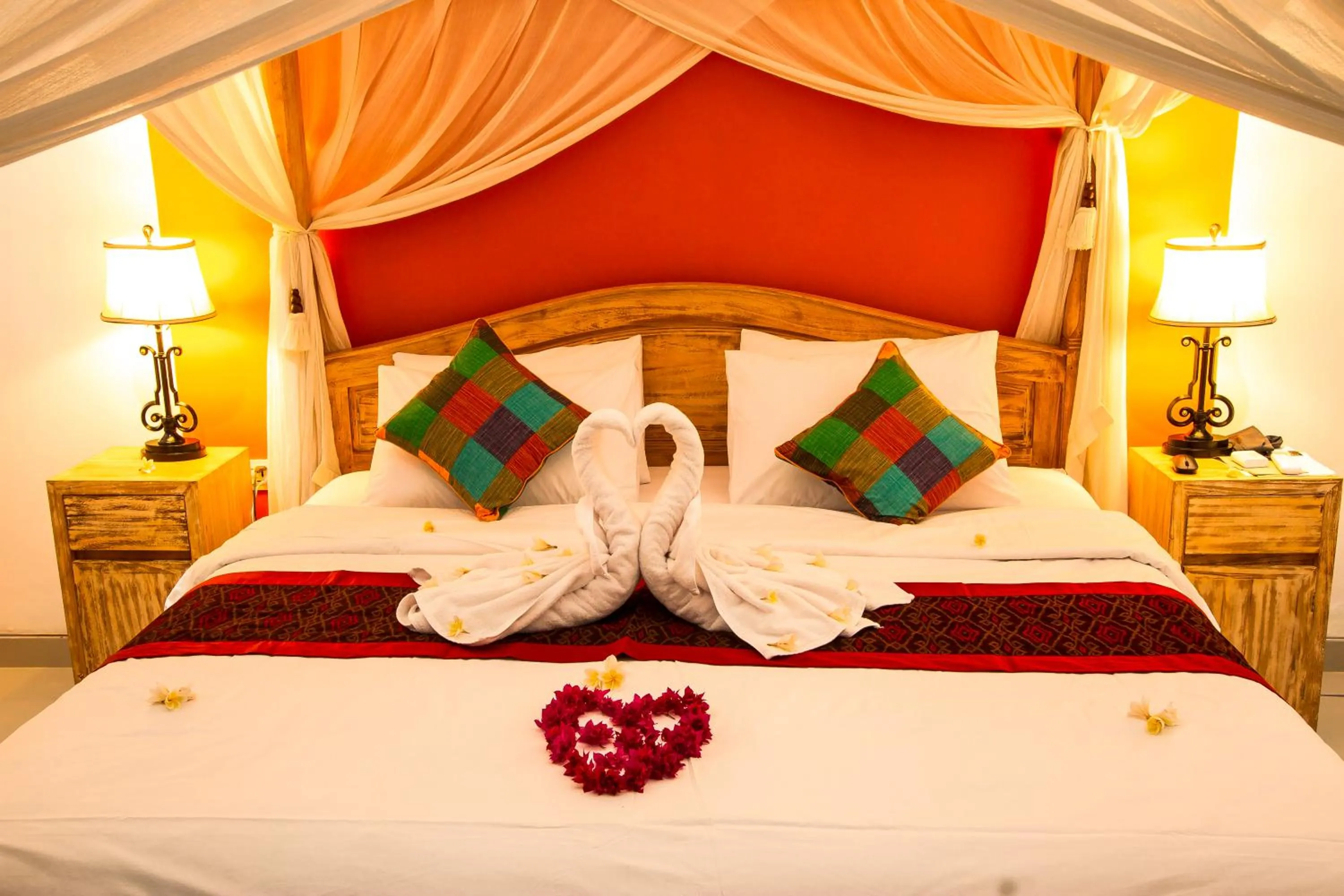 Bed in Ubud Suarga Mesari Private Pool Villa