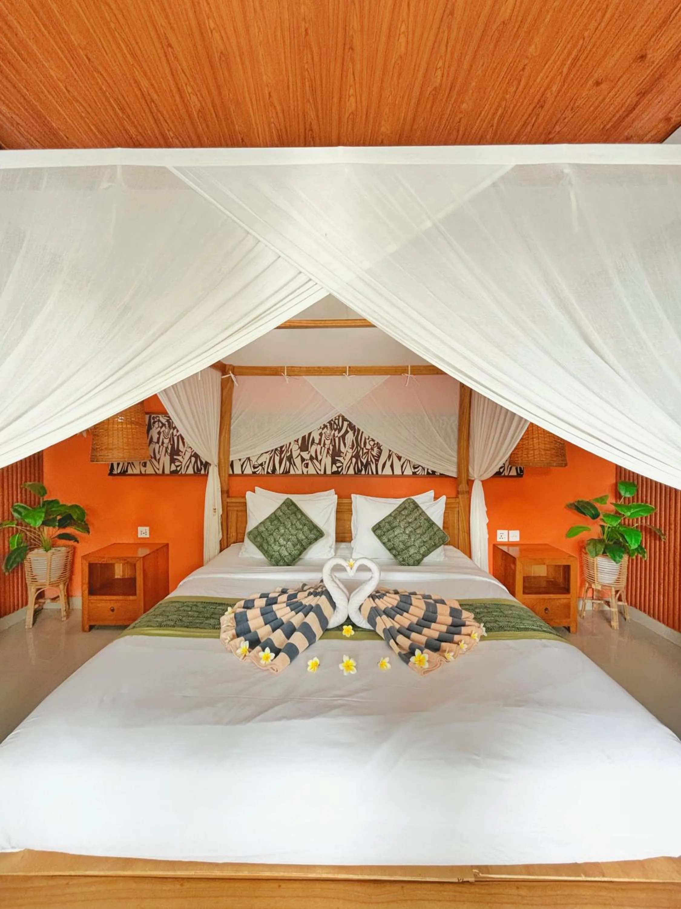 Bed in Ubud Suarga Private Pool Villa