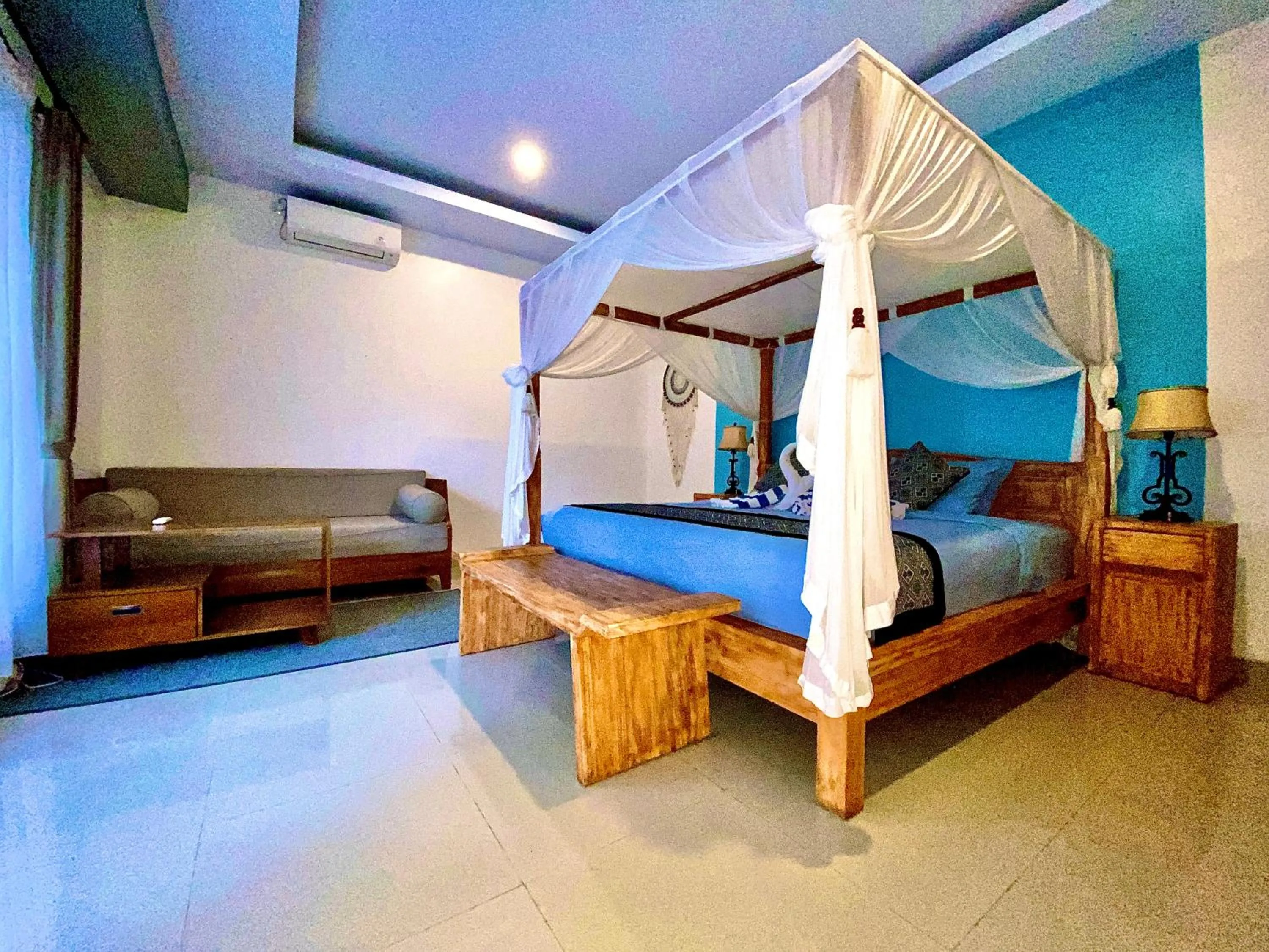 Bed in Ubud Suarga Mesari Private Pool Villa
