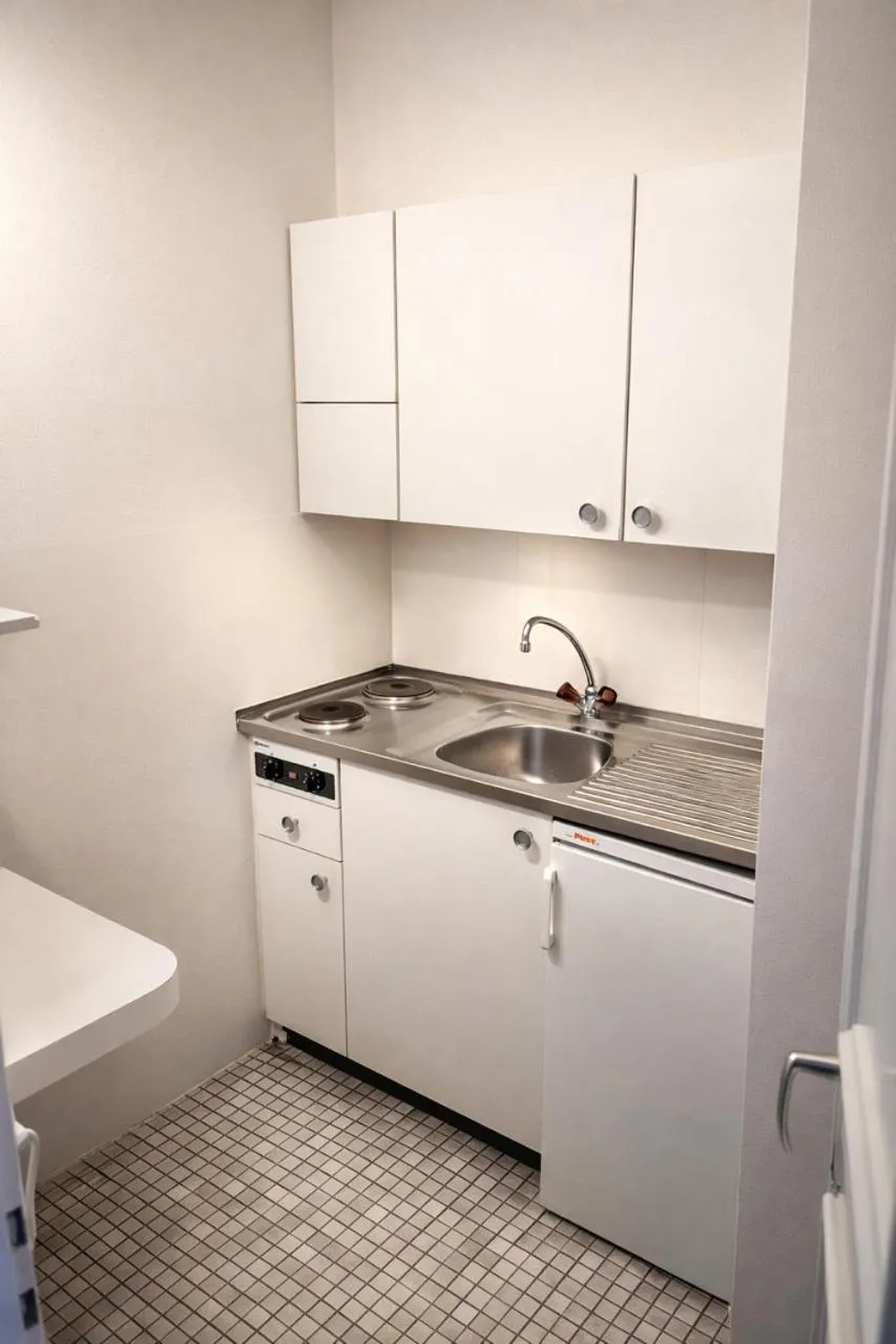 Kitchen or kitchenette in Hotel Tor