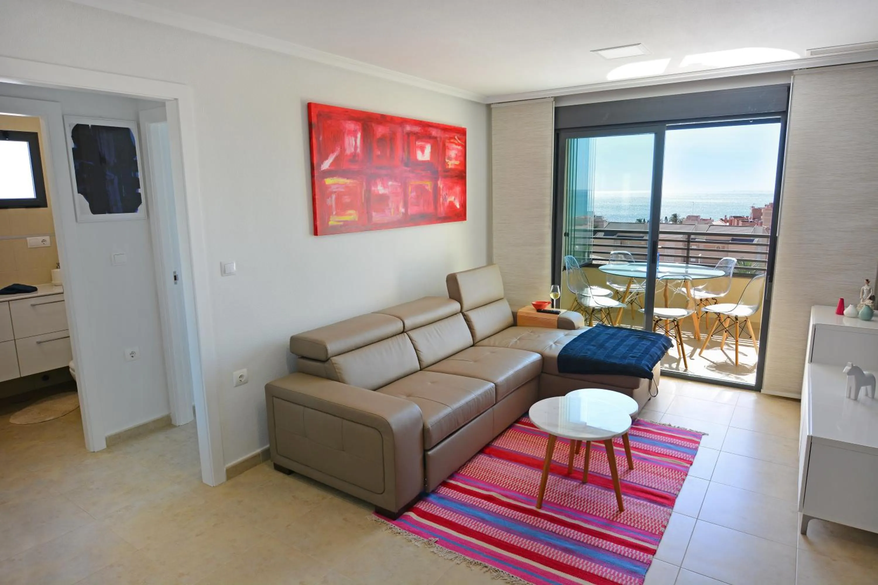 Living room in Penthouse with Panoramic View by NRAS