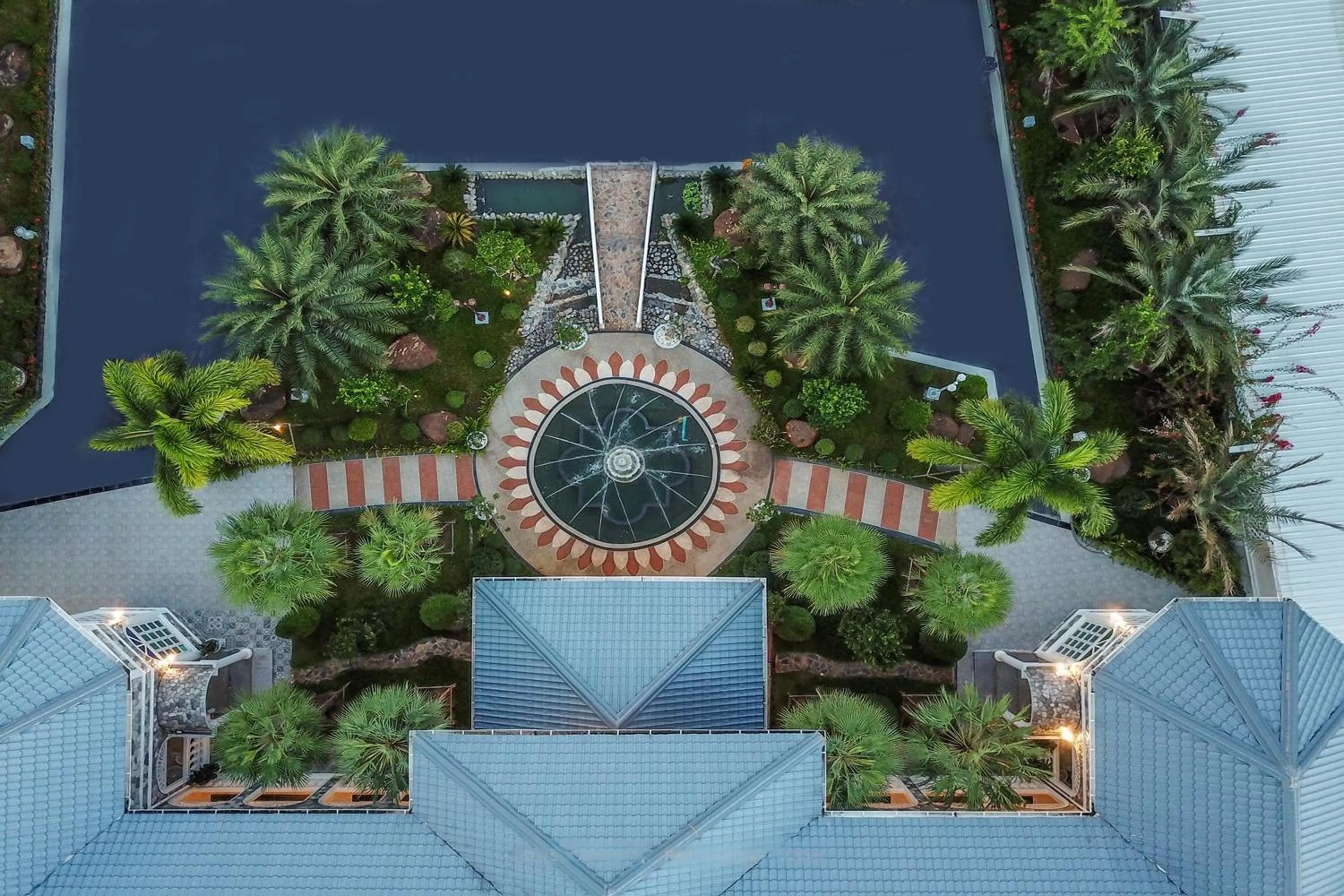 Garden view in BB Le Garden