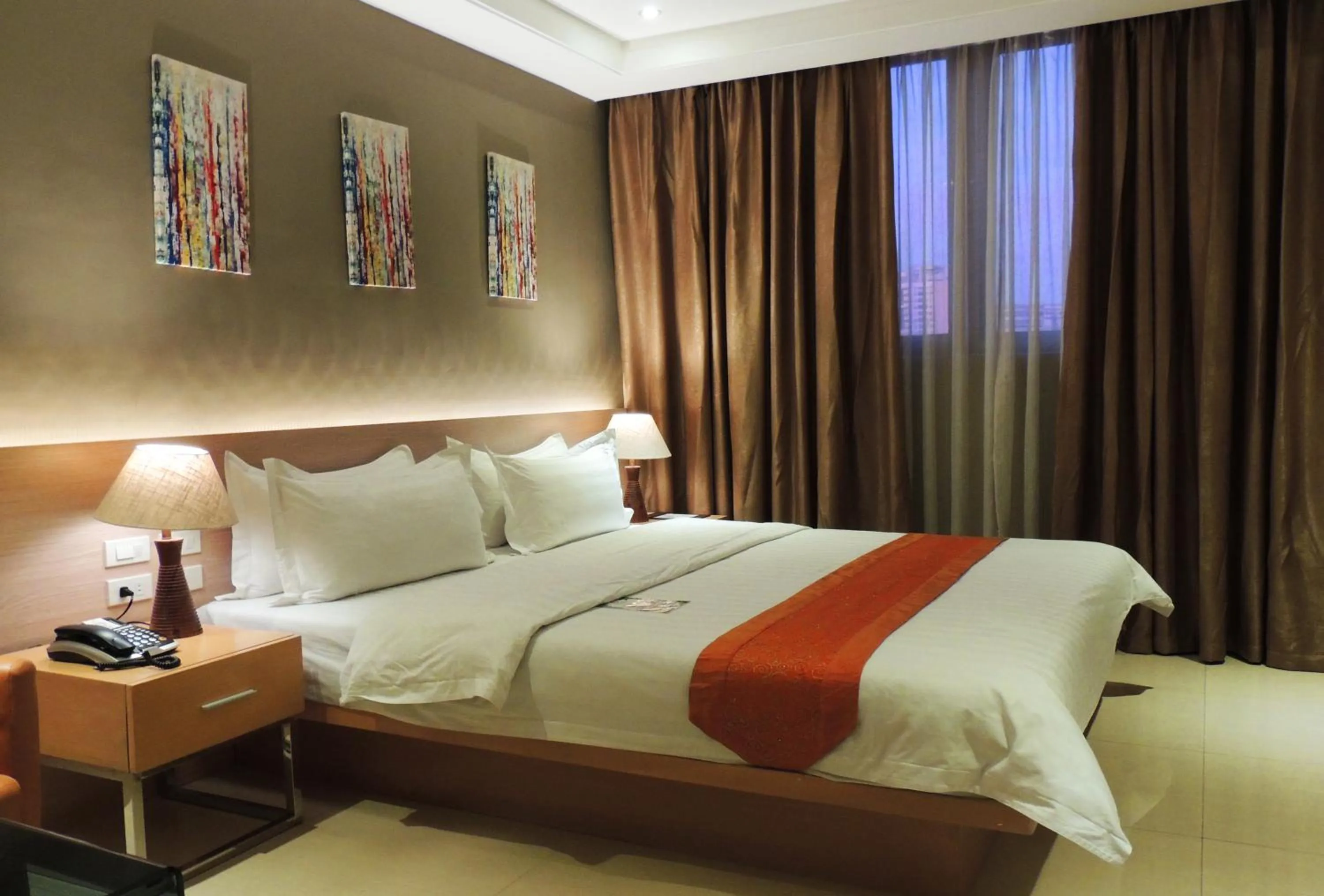 Bed in Dela Chambre Hotel