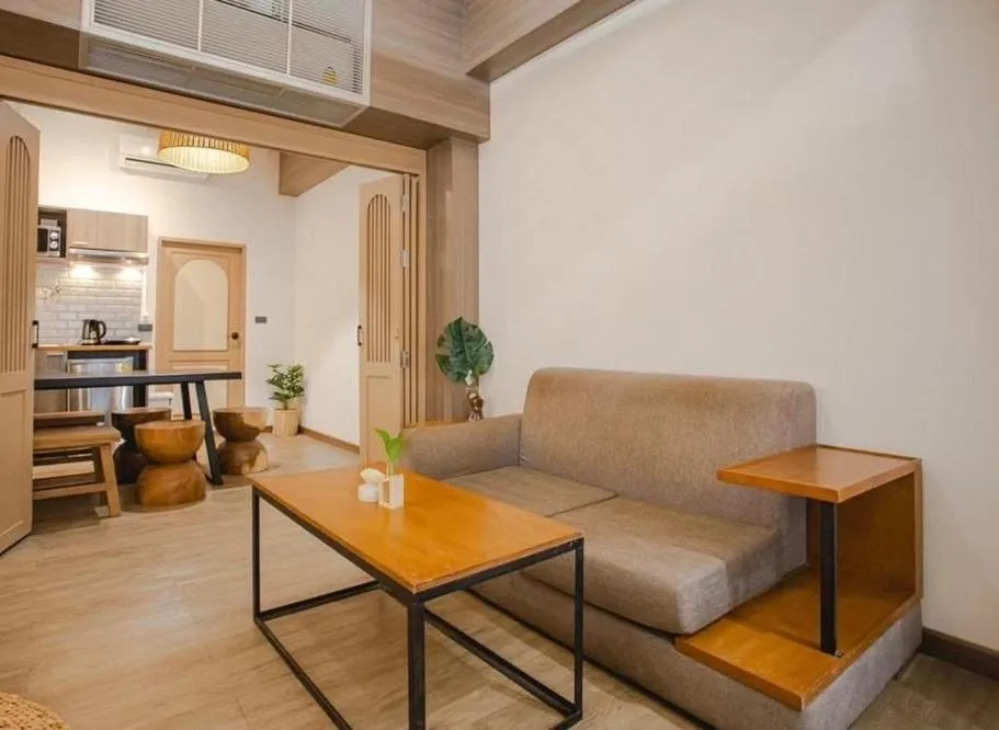 Living room in Krung Boutique Hotel