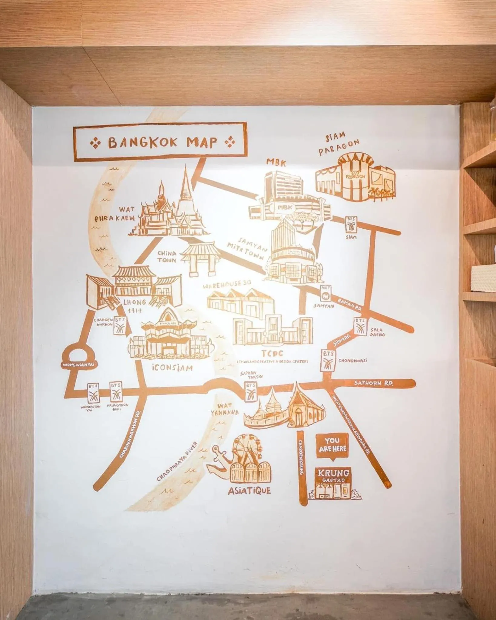 Nearby landmark in Krung Boutique Hotel