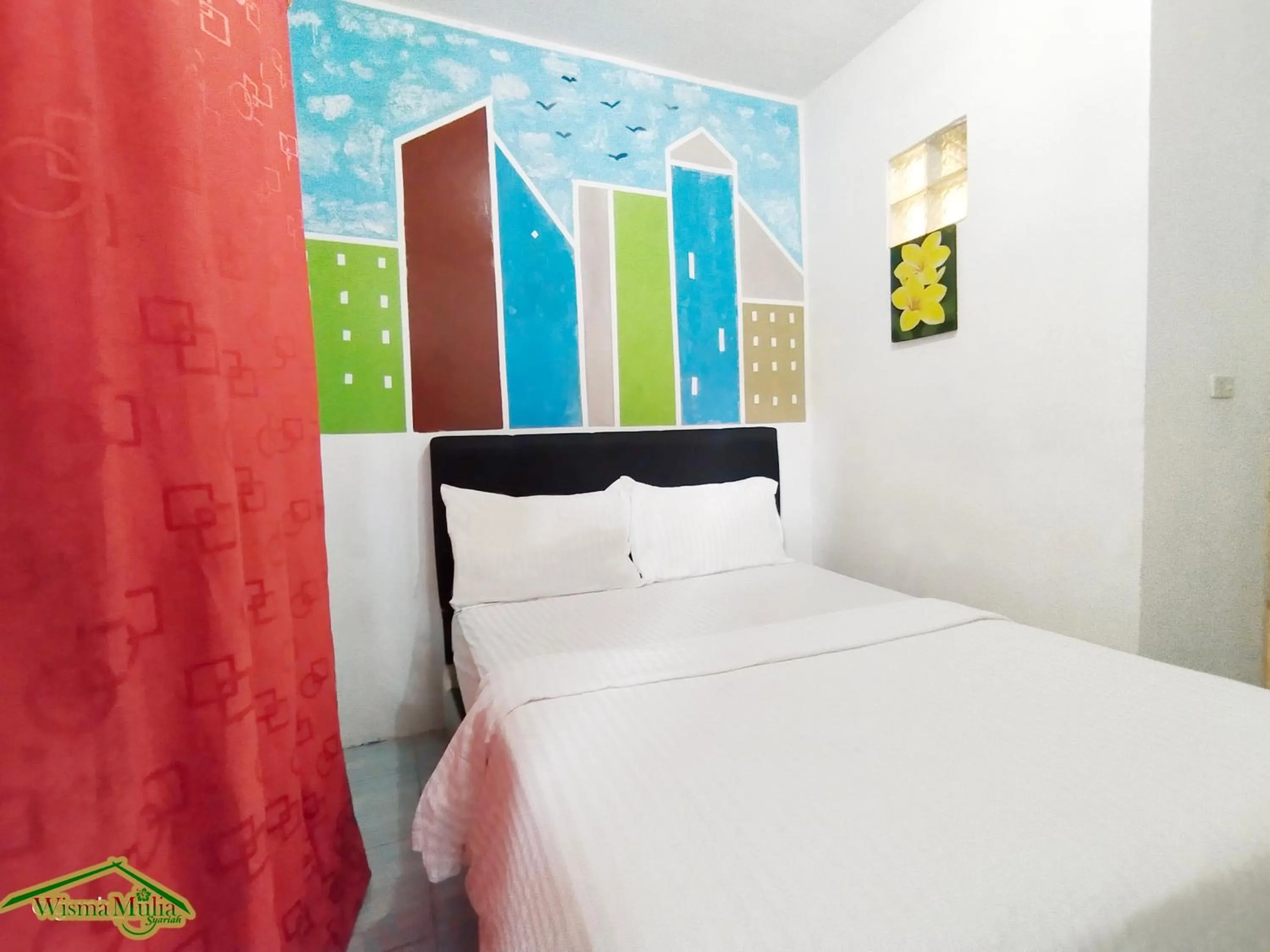 Bedroom, Bed in Wisma Mulia Syariah Bandar Lampung
