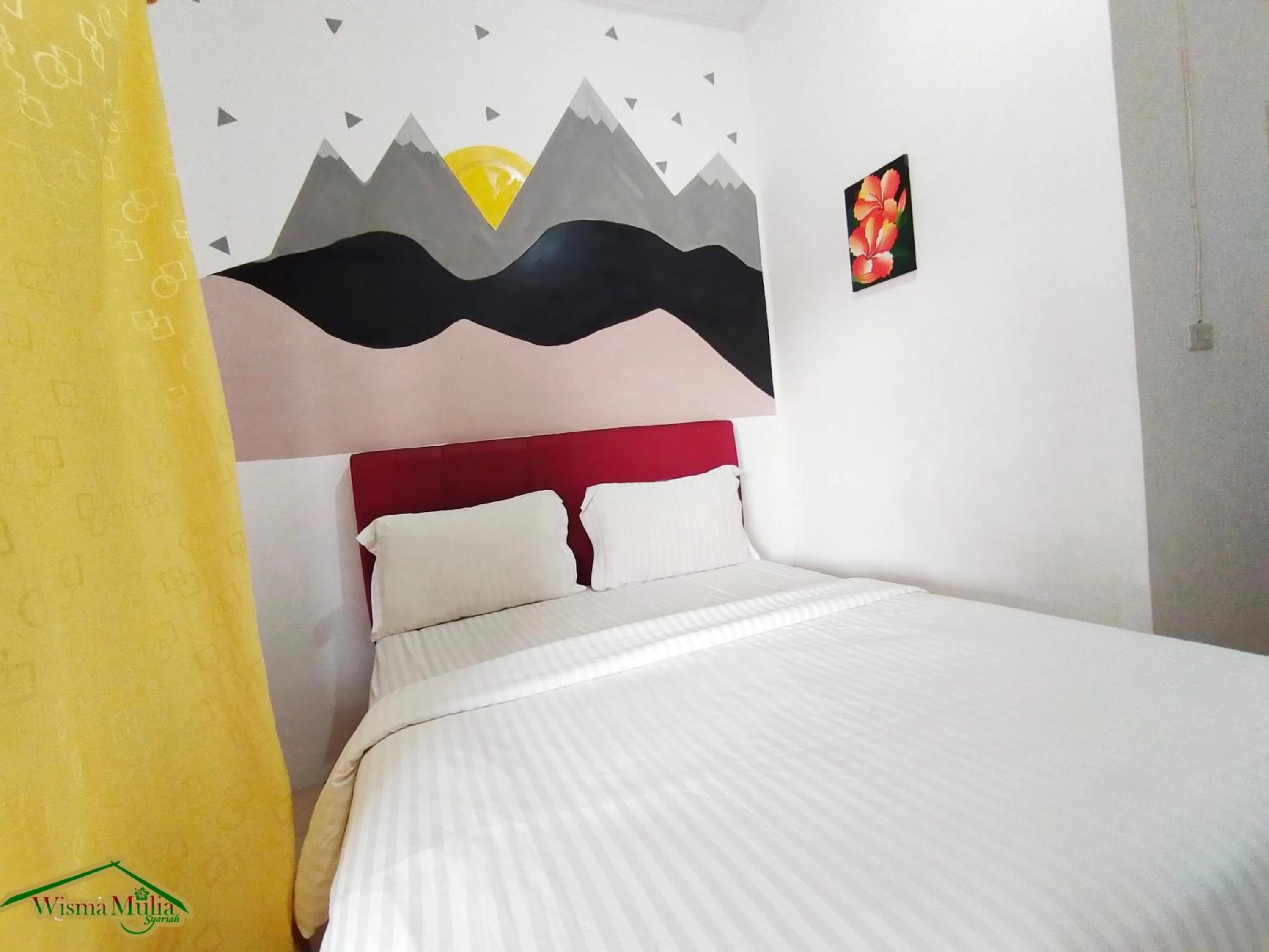 Bedroom, Bed in Wisma Mulia Syariah Bandar Lampung