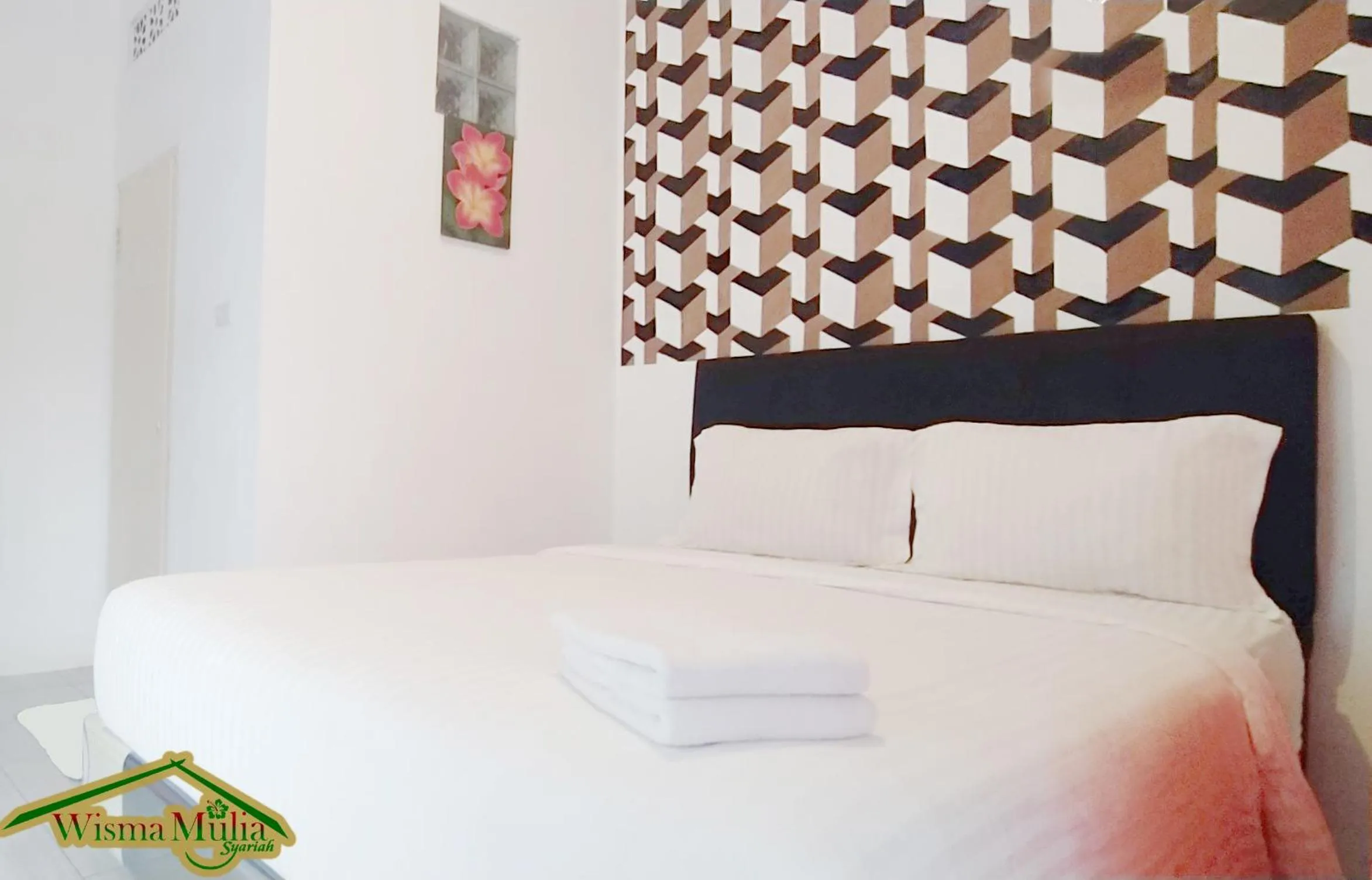 Bedroom, Bed in Wisma Mulia Syariah Bandar Lampung