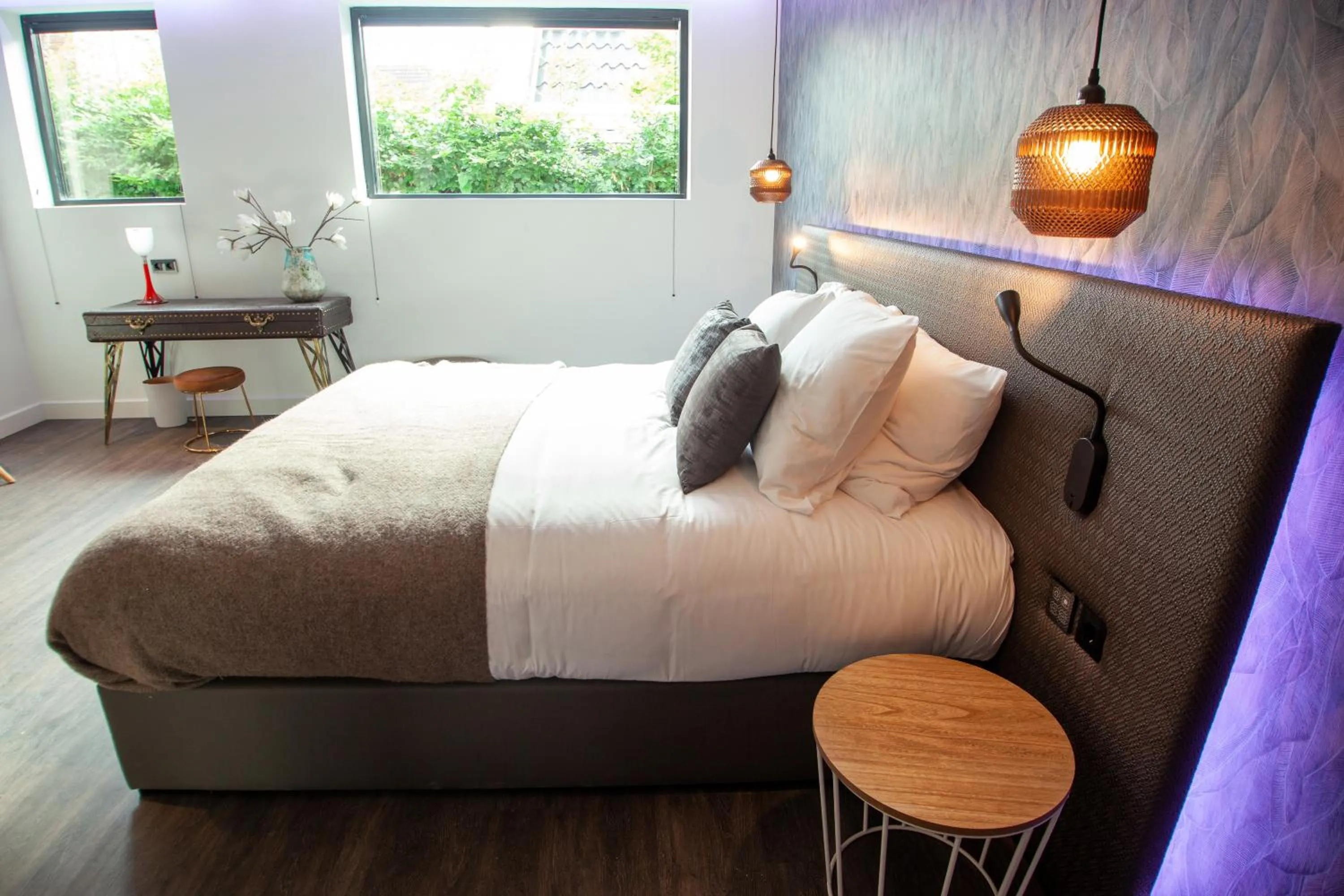 Bed in Valerius Boutique Hotel