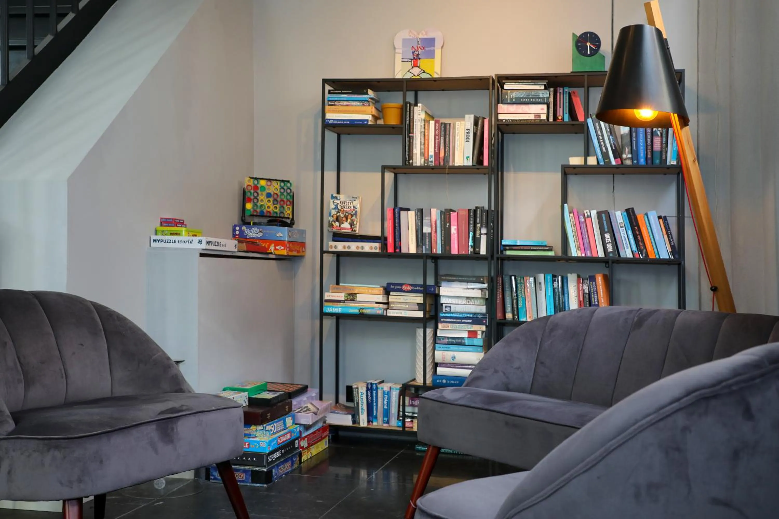 Library in Valerius Boutique Hotel