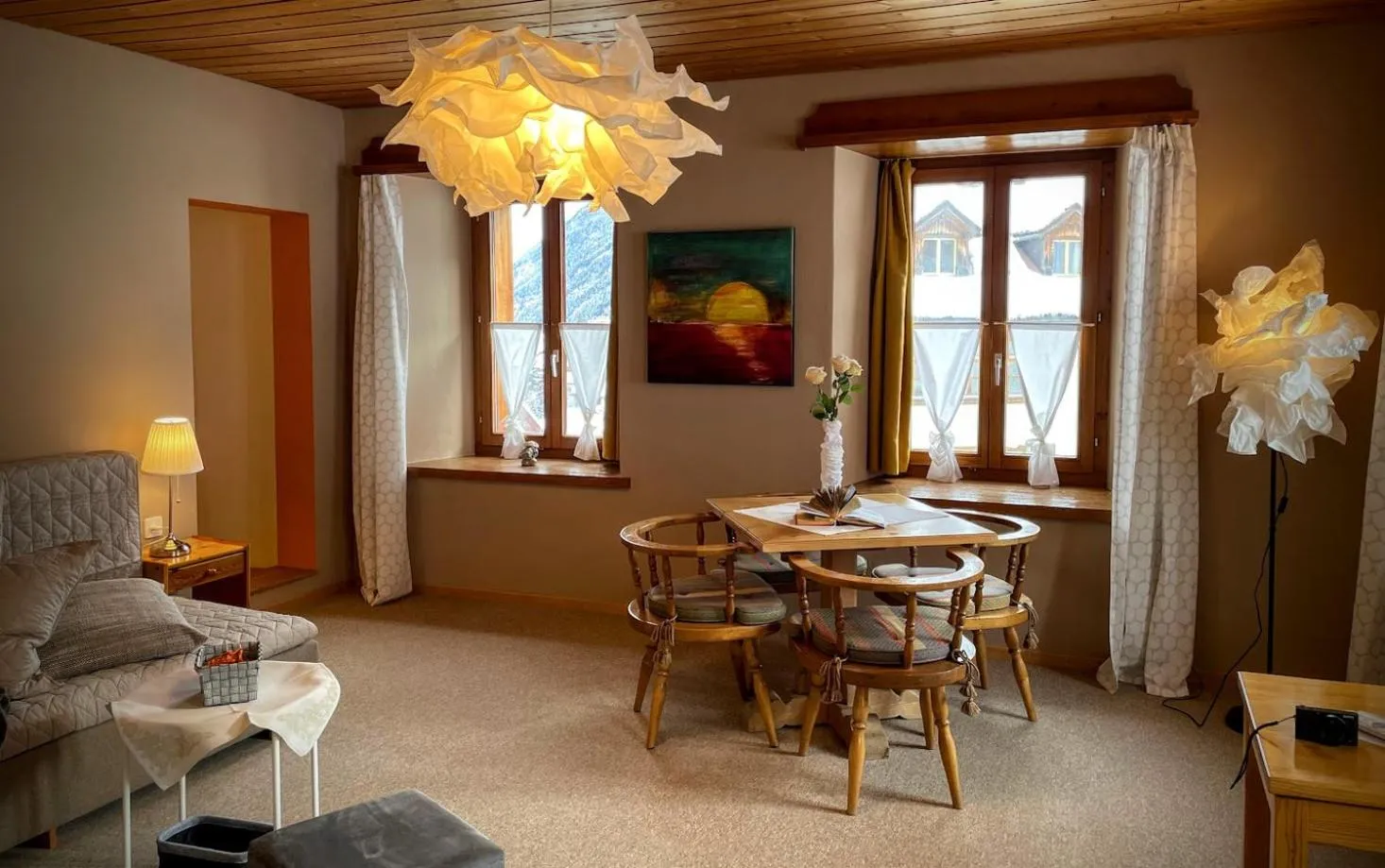 Living room in B&B Villa Stelvio