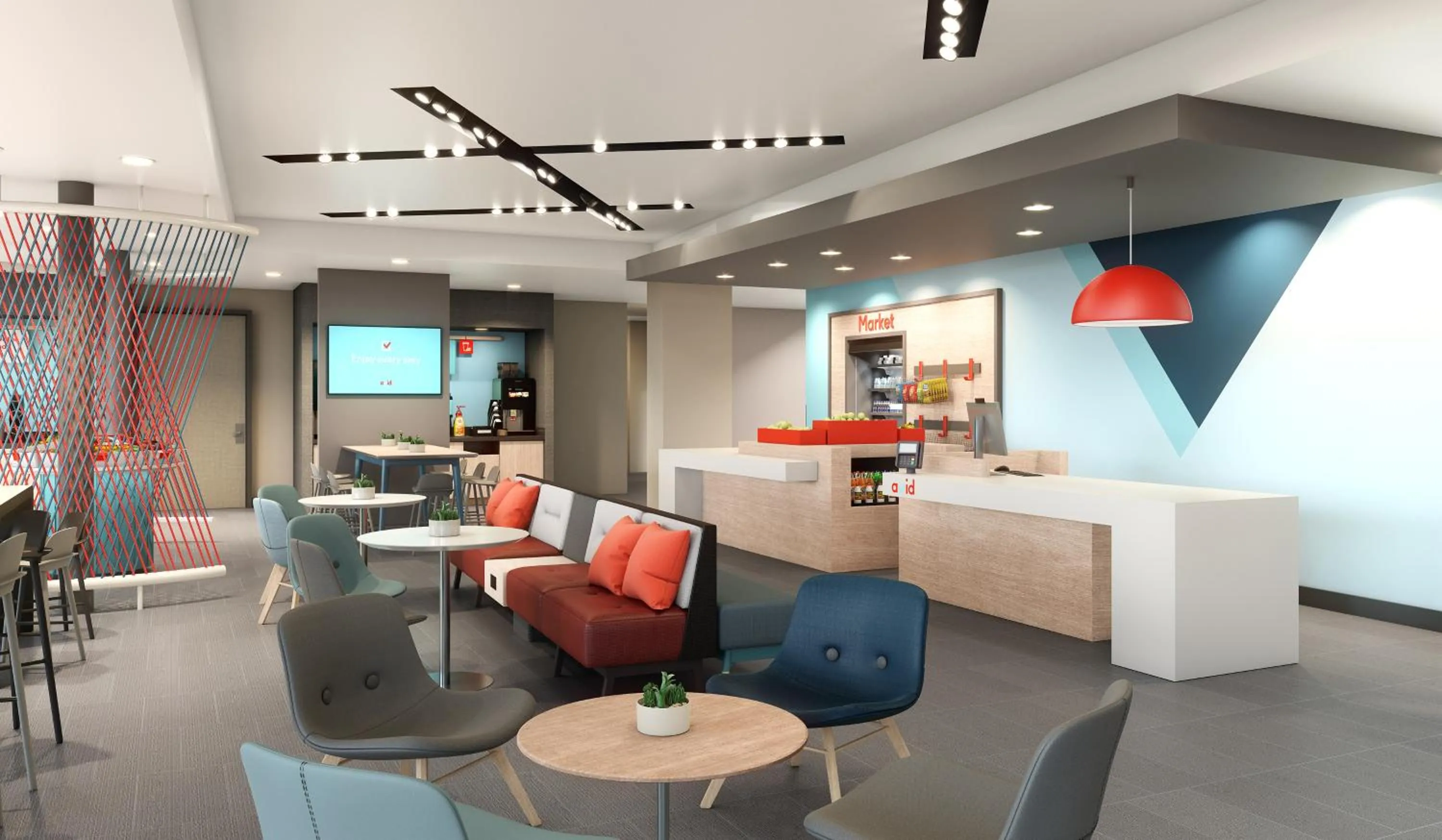 Lobby or reception in Avid Hotels - Cincinnati N - West Chester by IHG