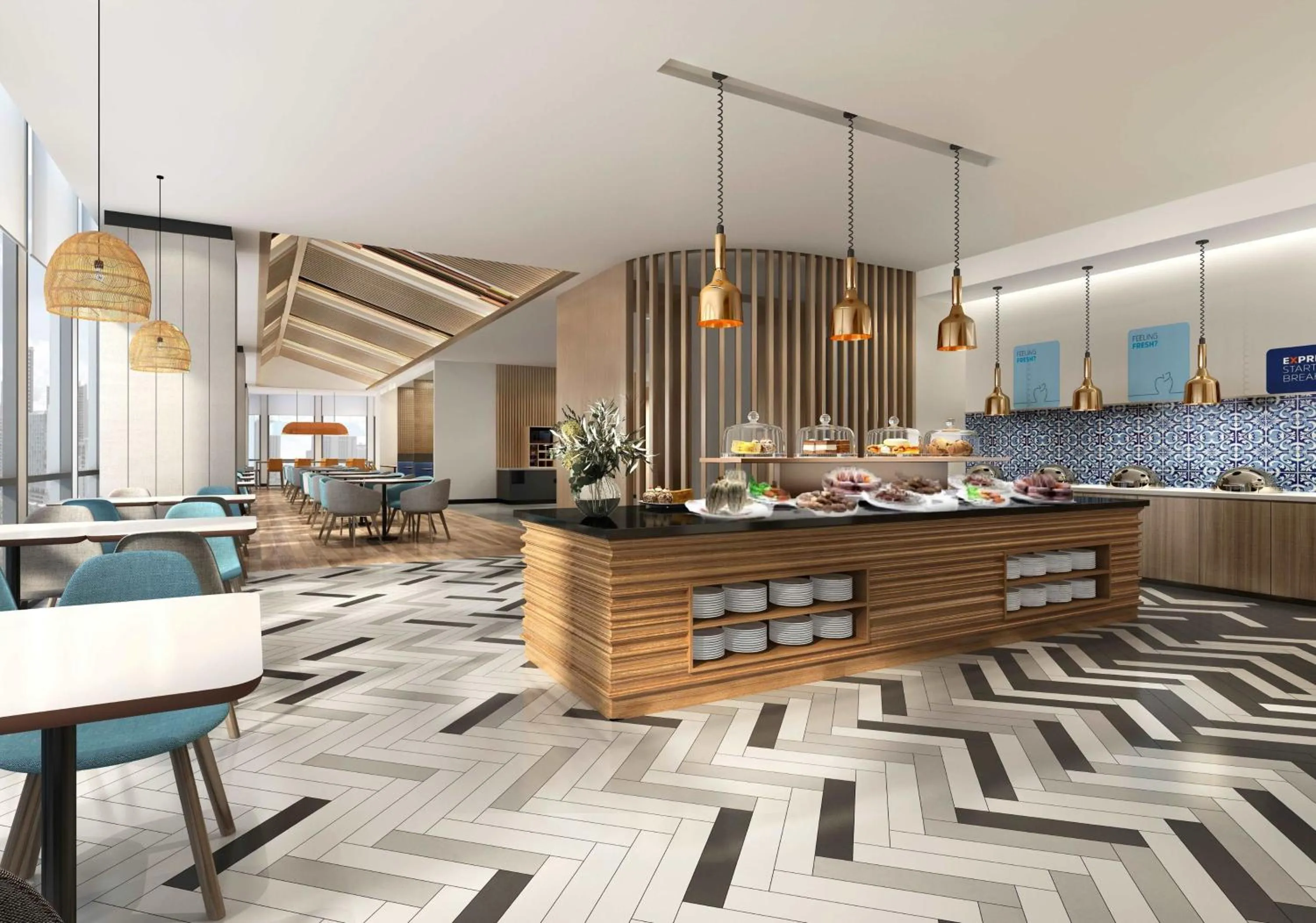 Restaurant/places to eat in Holiday Inn Express Dali Xiaguan by IHG