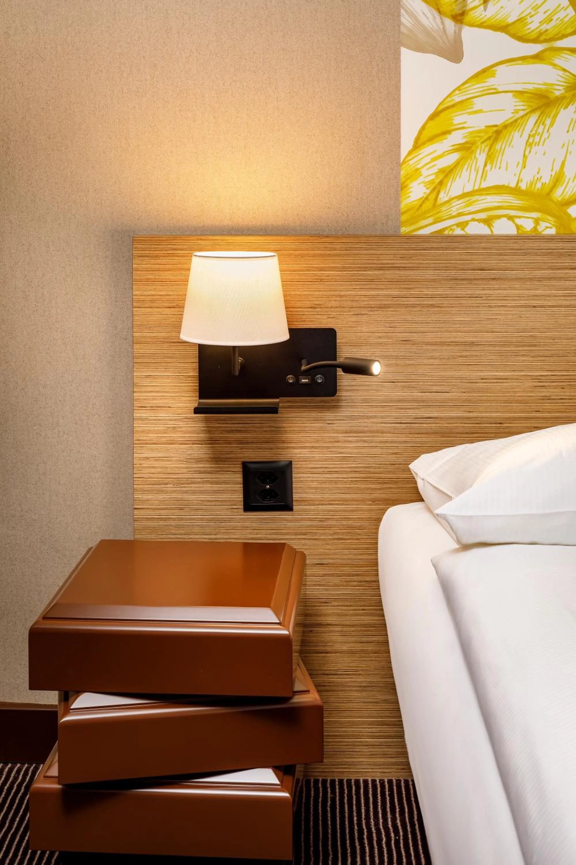 hair dresser, Bed in Swiss Chocolate by Fassbind Zurich