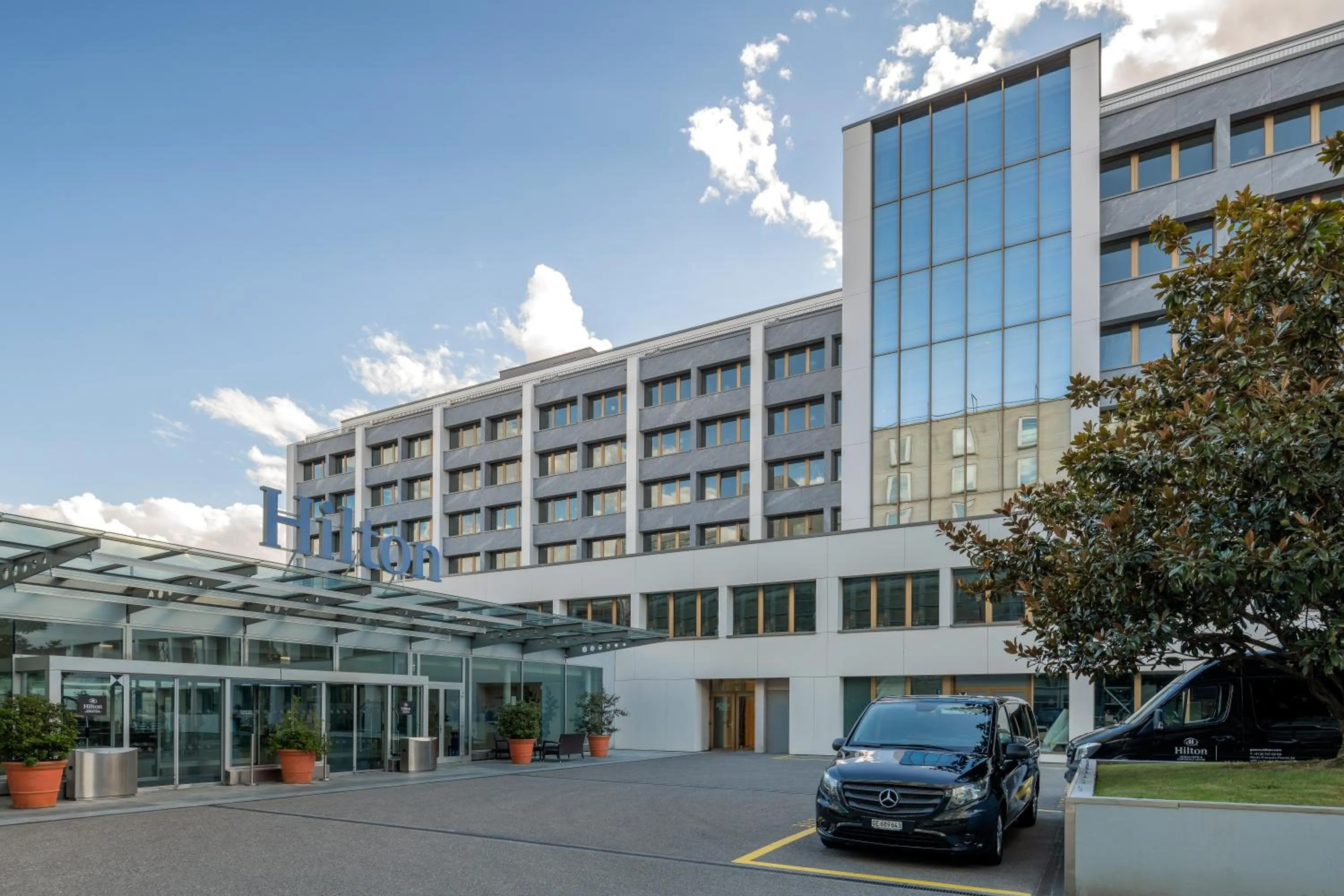 Property building in Hilton Geneva Hotel and Conference Centre