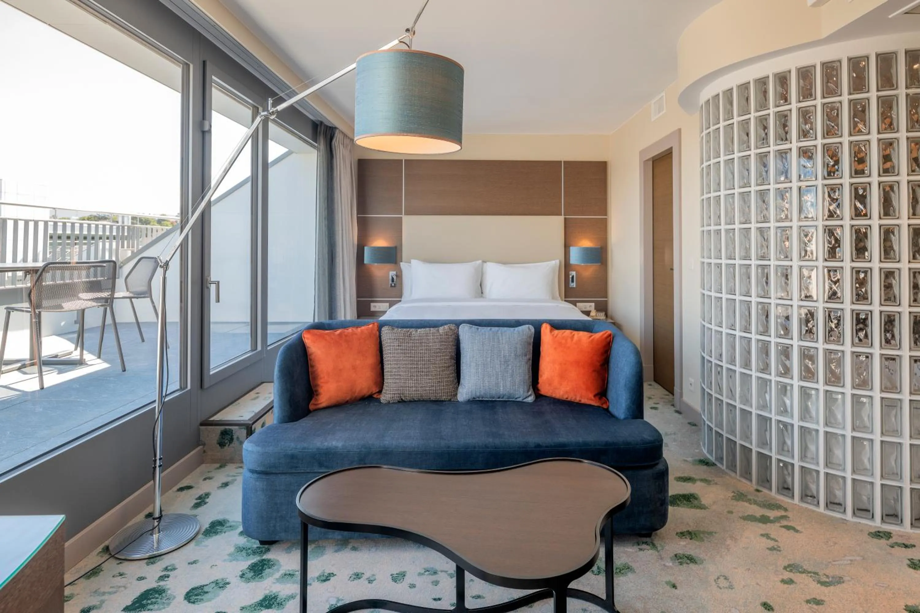 Bedroom in Hilton Geneva Hotel and Conference Centre