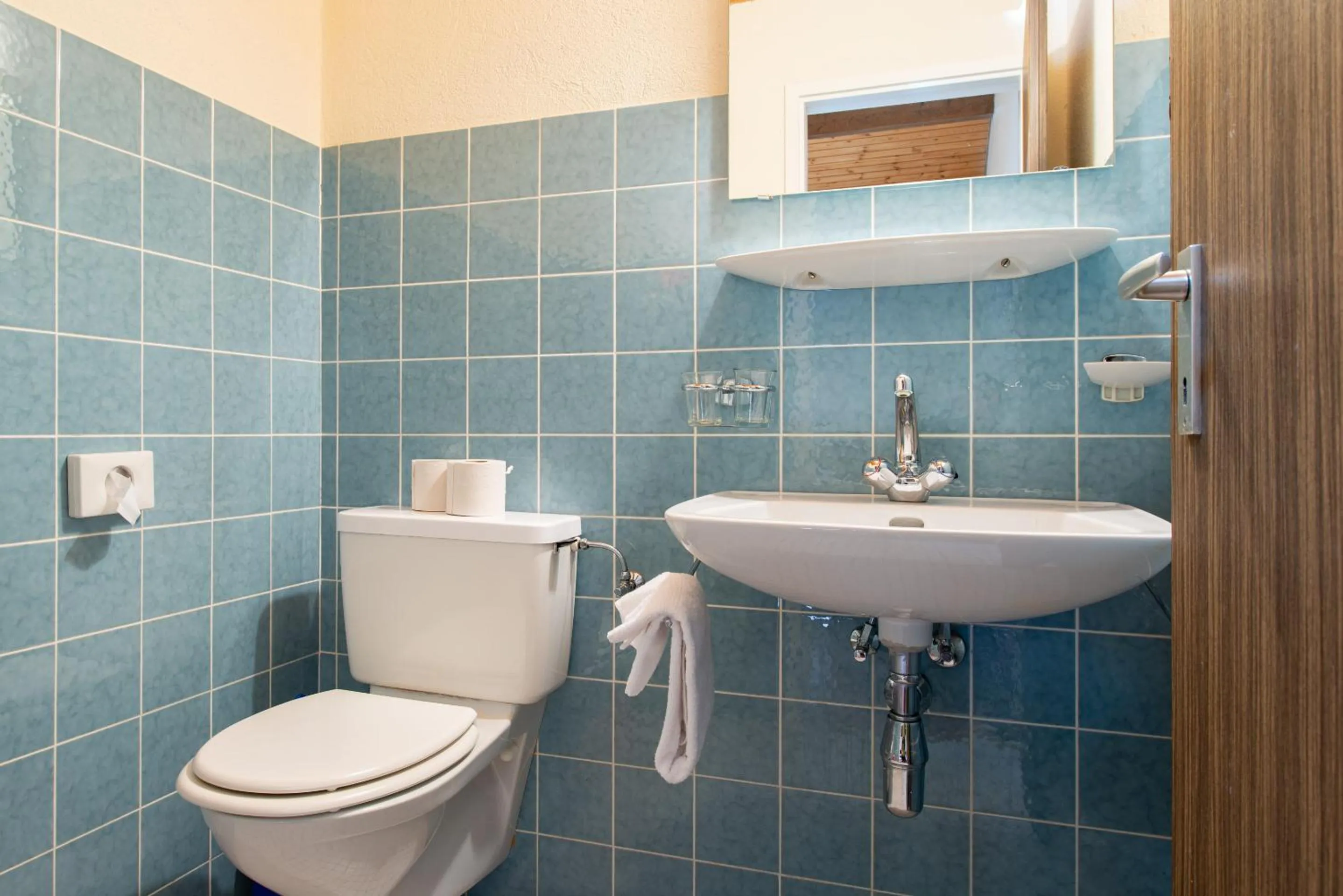 Bathroom in Badehotel Salina Maris – Wellness & Vintage