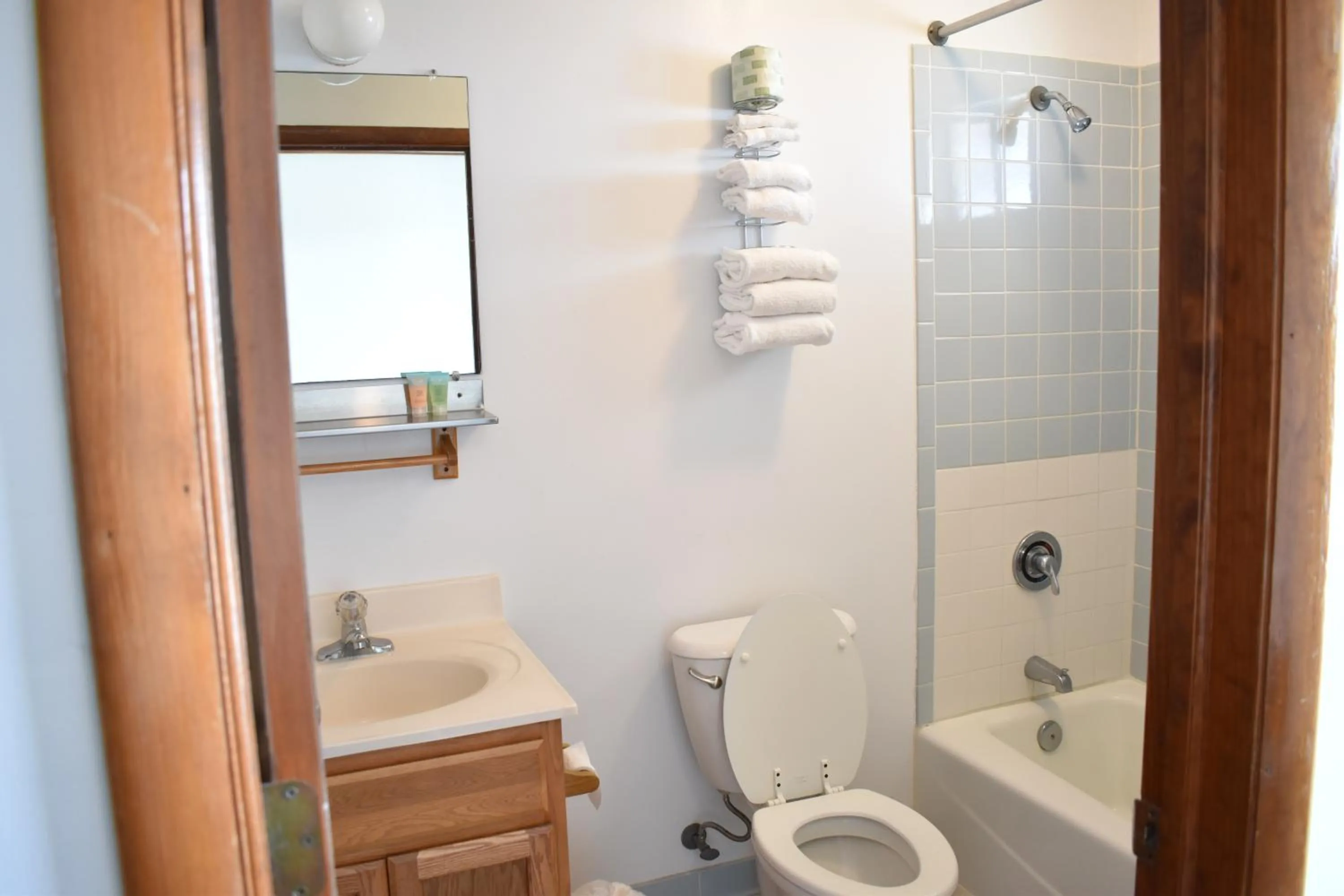 Shower in Blue Heron Motel