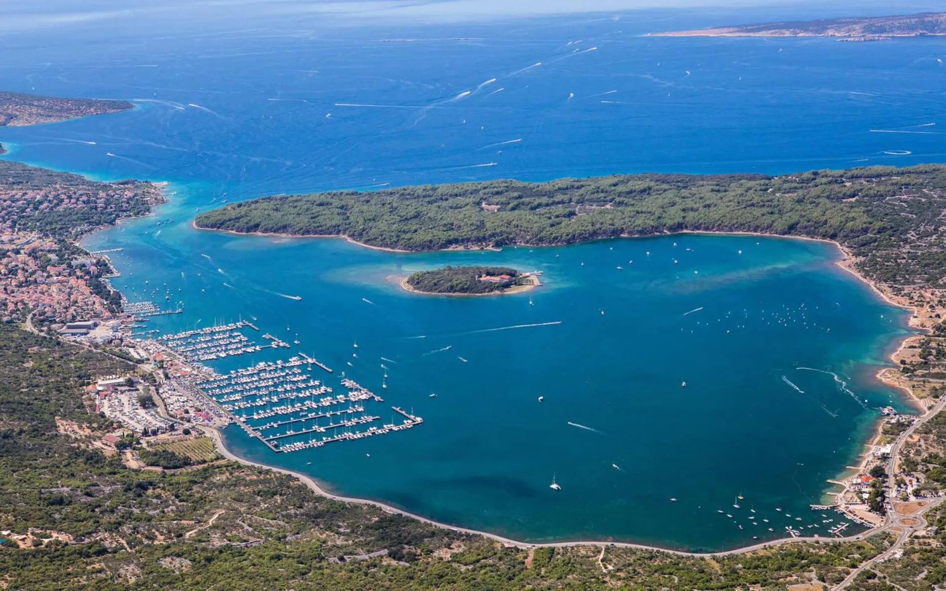Bird's eye view in Apartman Otto