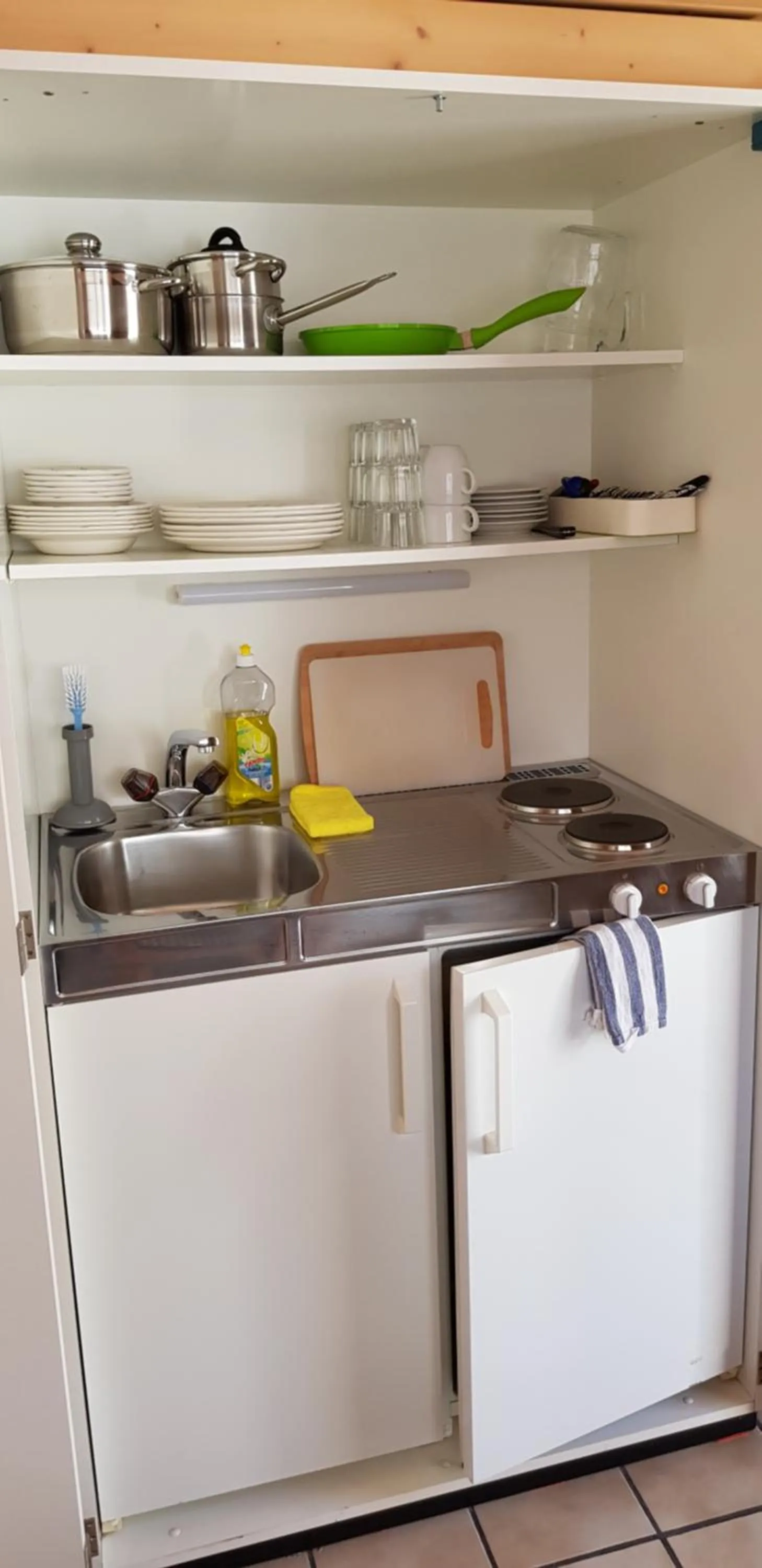 Kitchen or kitchenette in Gasthof Schoenegg B&B