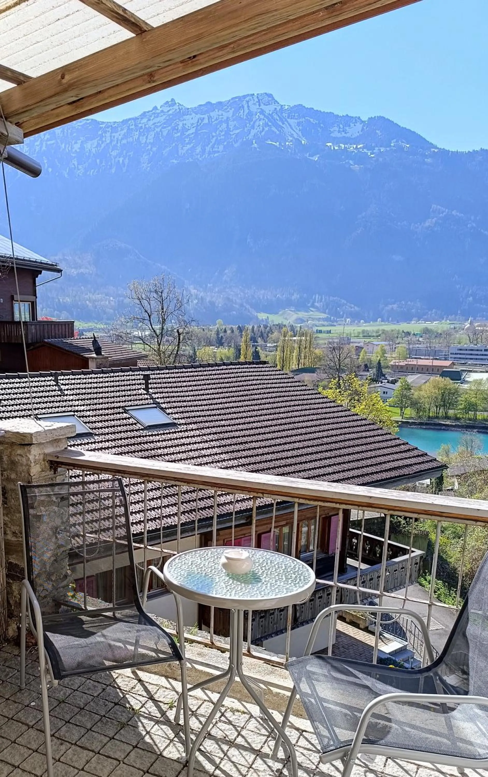 Balcony/Terrace in Gasthof Schoenegg B&B