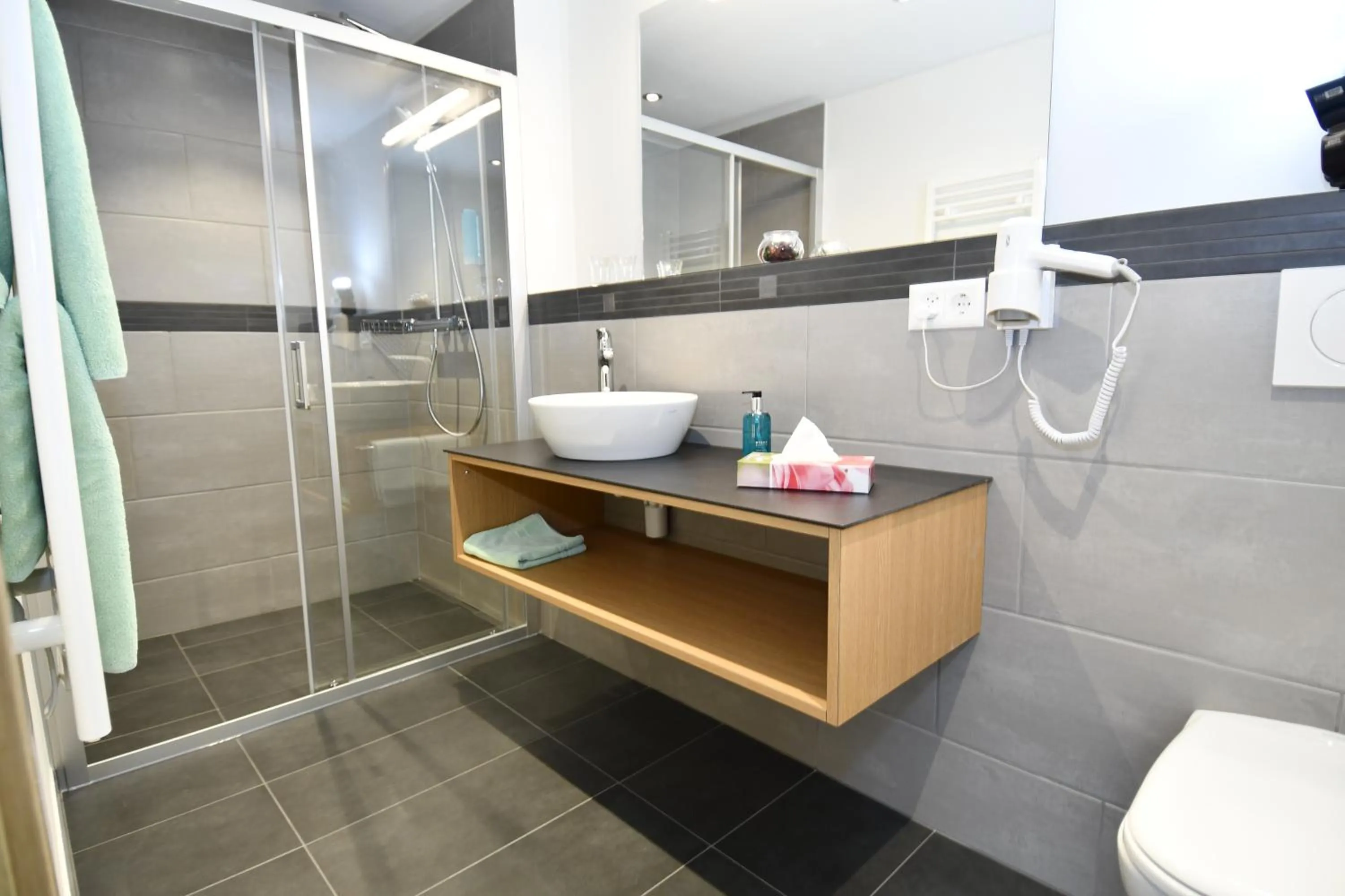 Shower in Hotel Elite