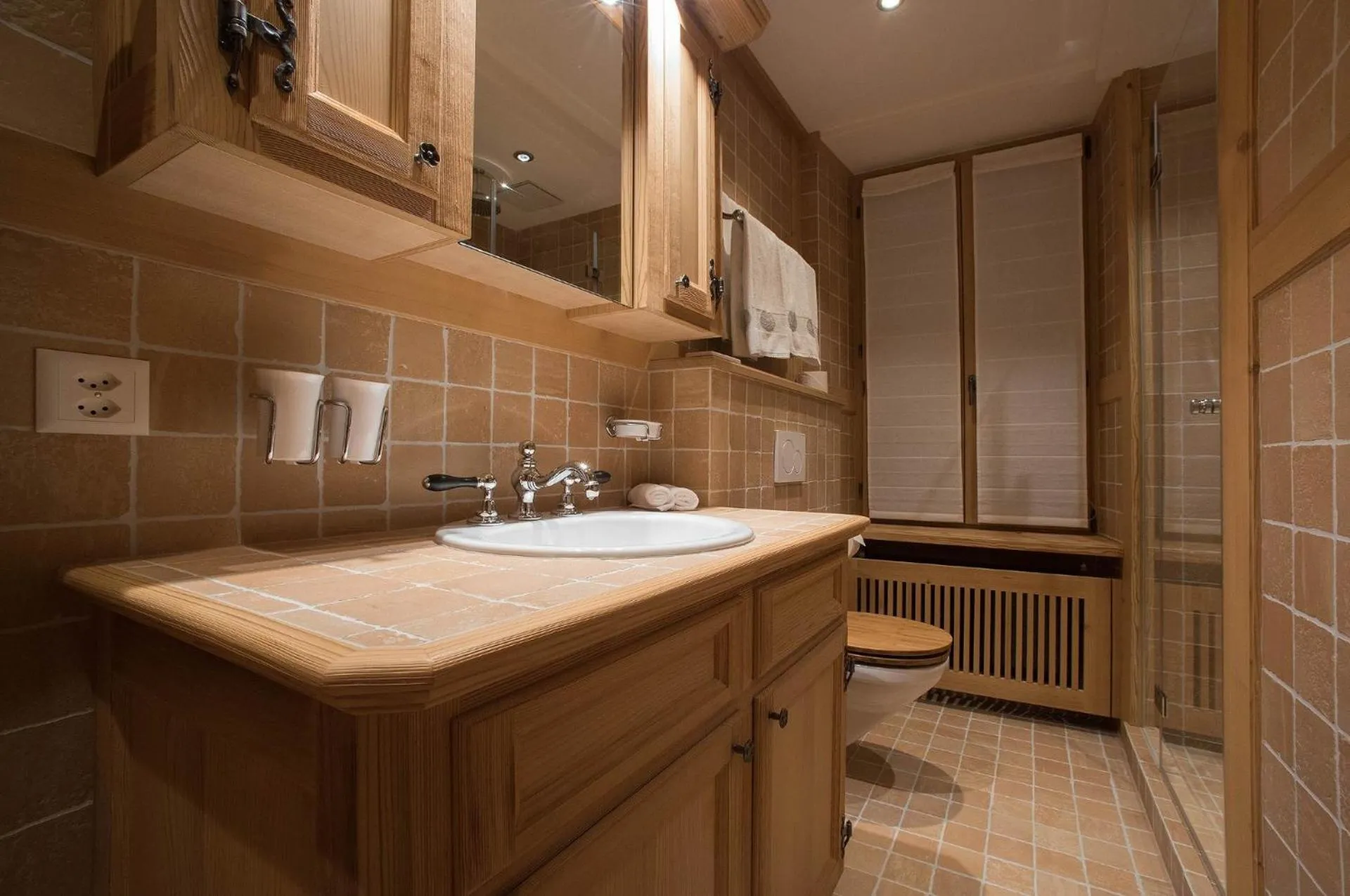 Shower in Hotel Olden