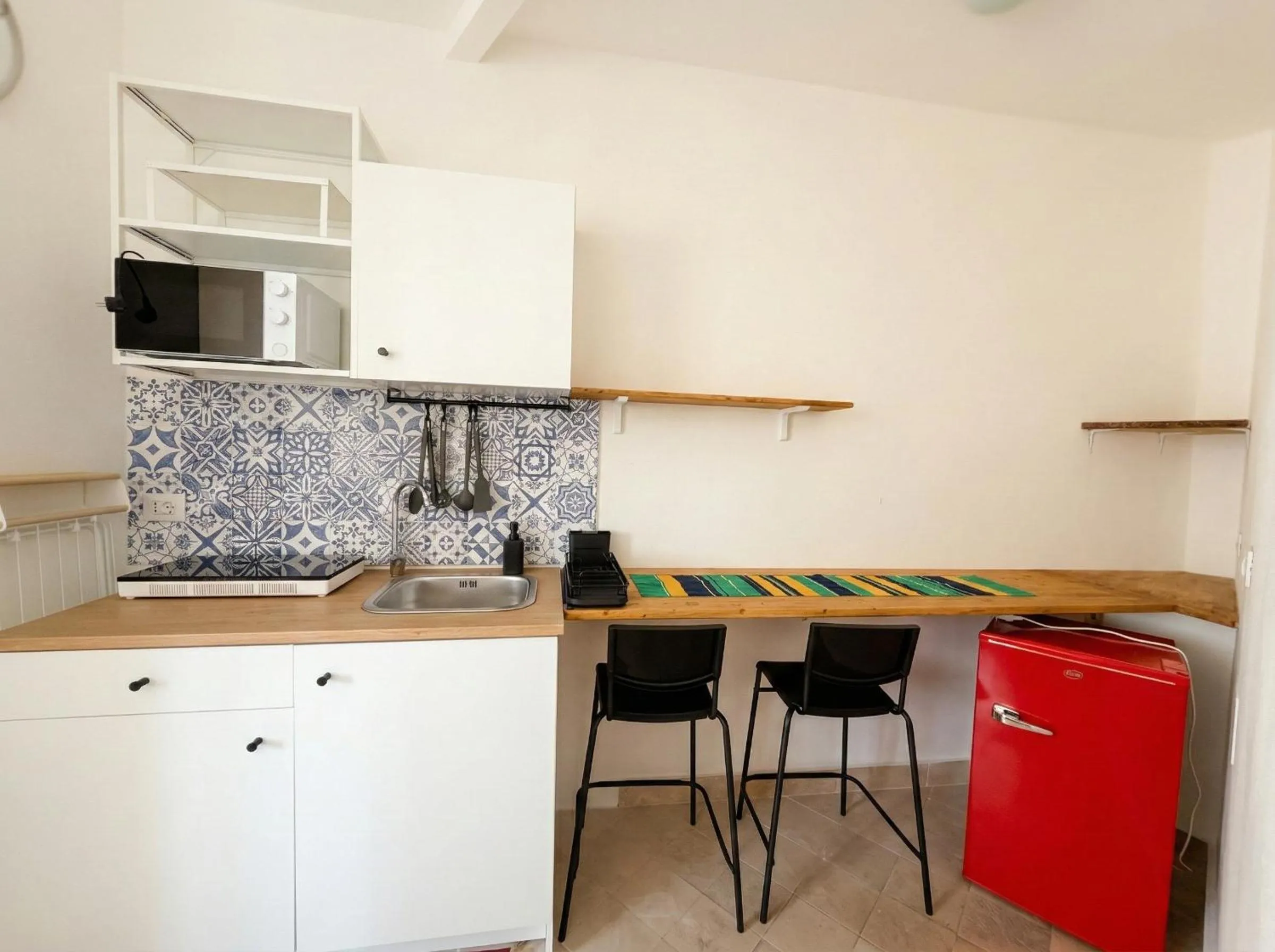 Kitchen or kitchenette in Ortigia Mastrarua rooms