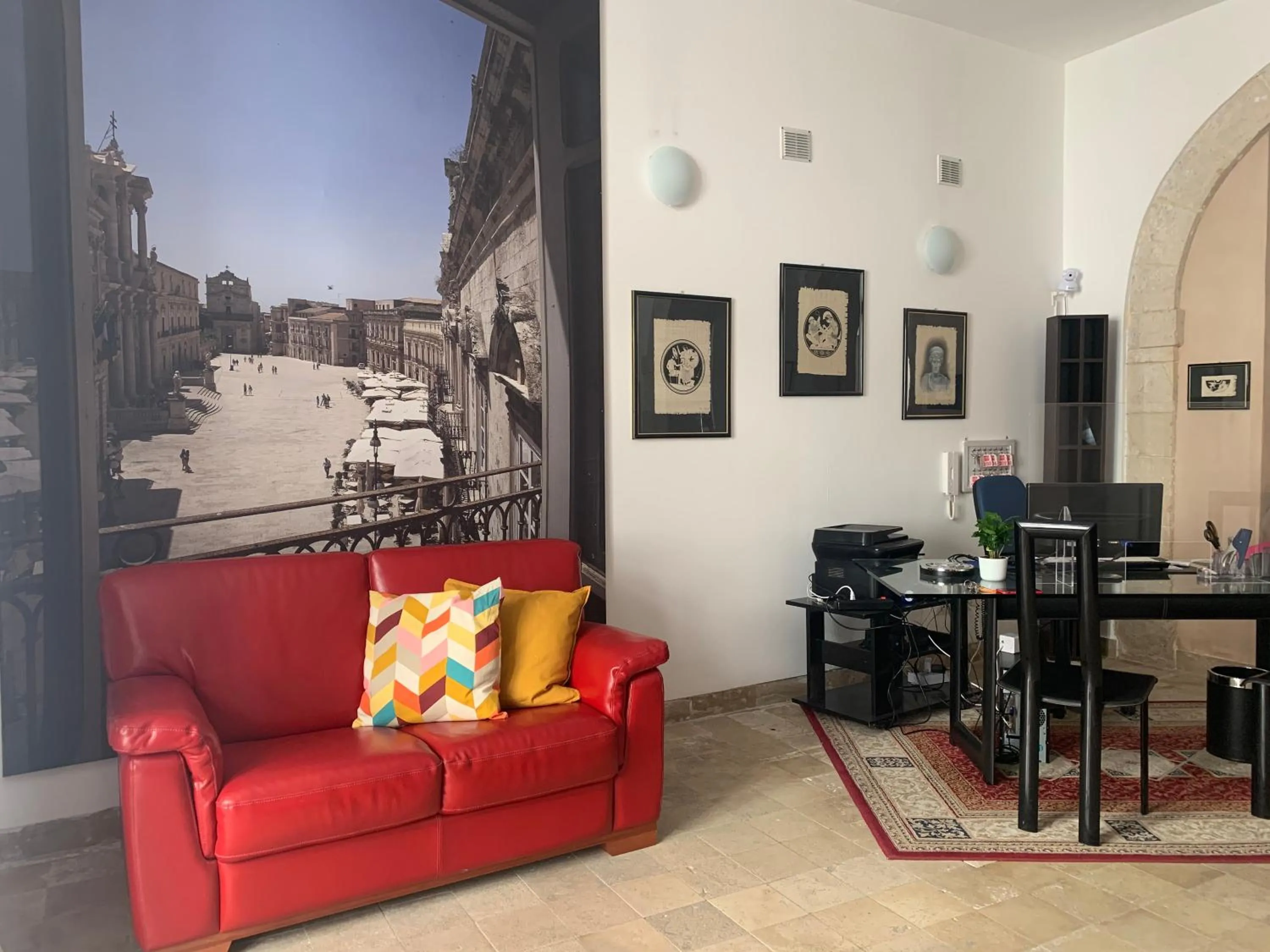 Lobby or reception in Nuova Mastrarua Rooms